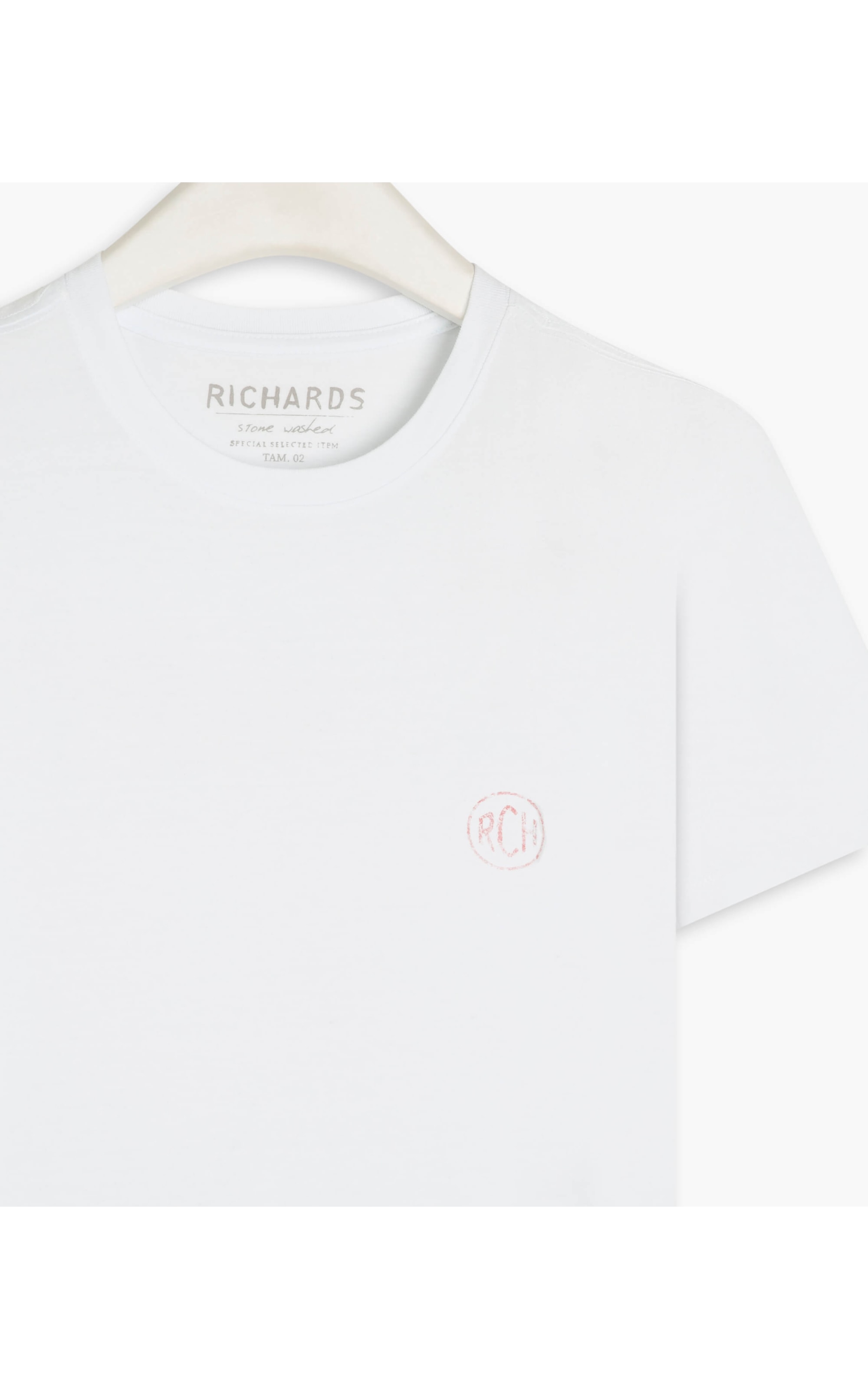 T-Shirt Mm Washed Poster Totem Branco