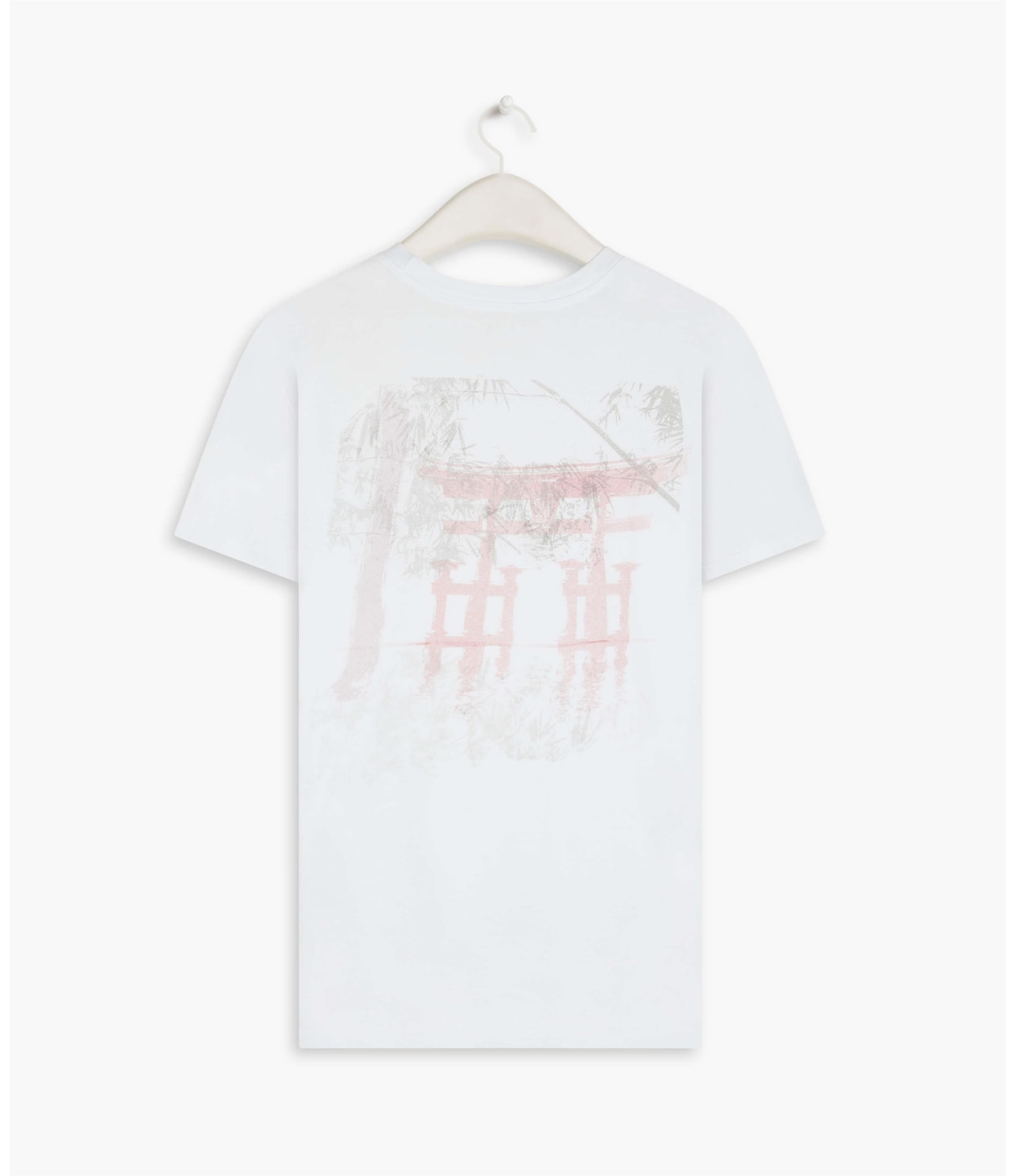 T-Shirt Mm Washed Poster Totem Branco