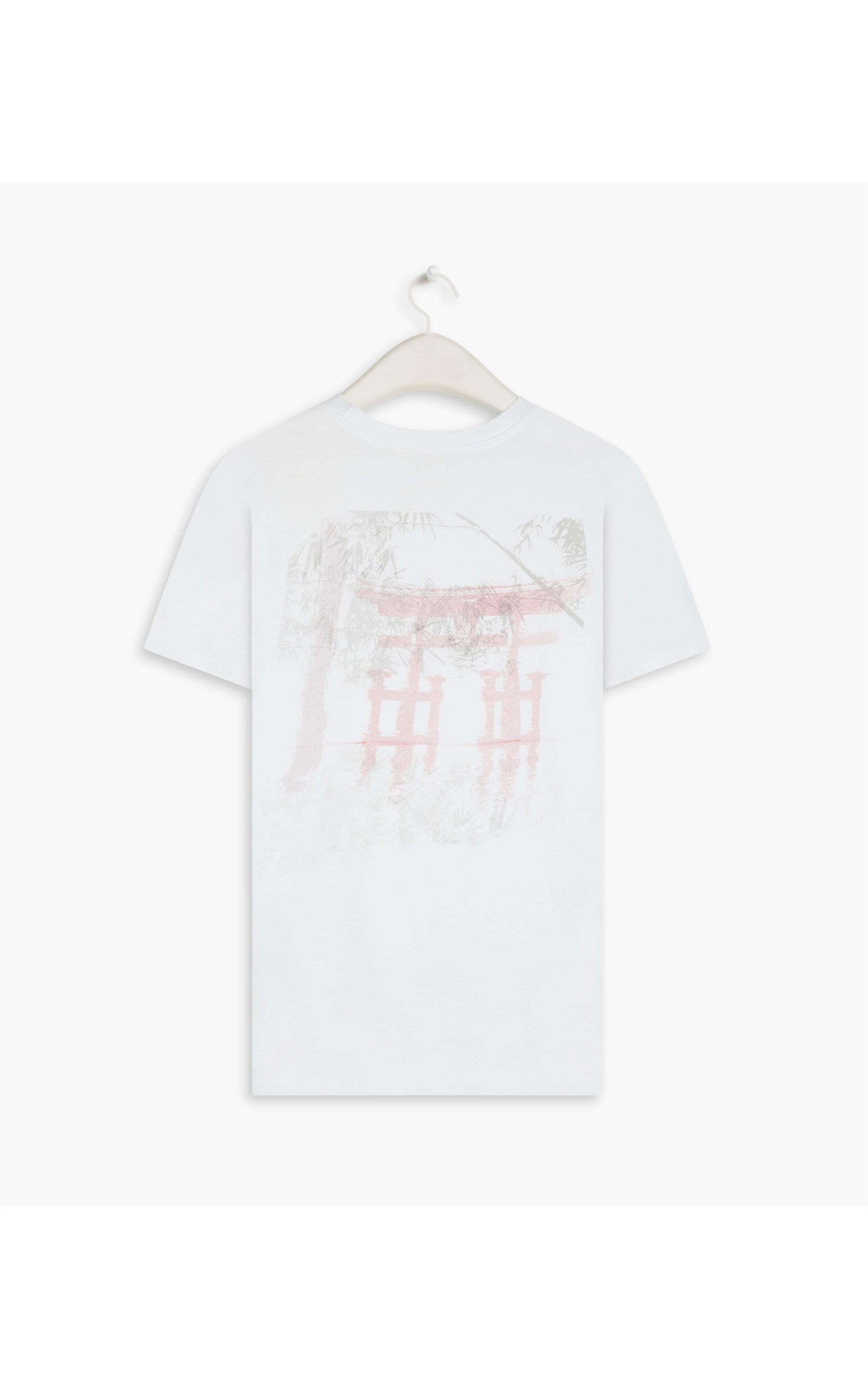 T-Shirt Mm Washed Poster Totem Branco