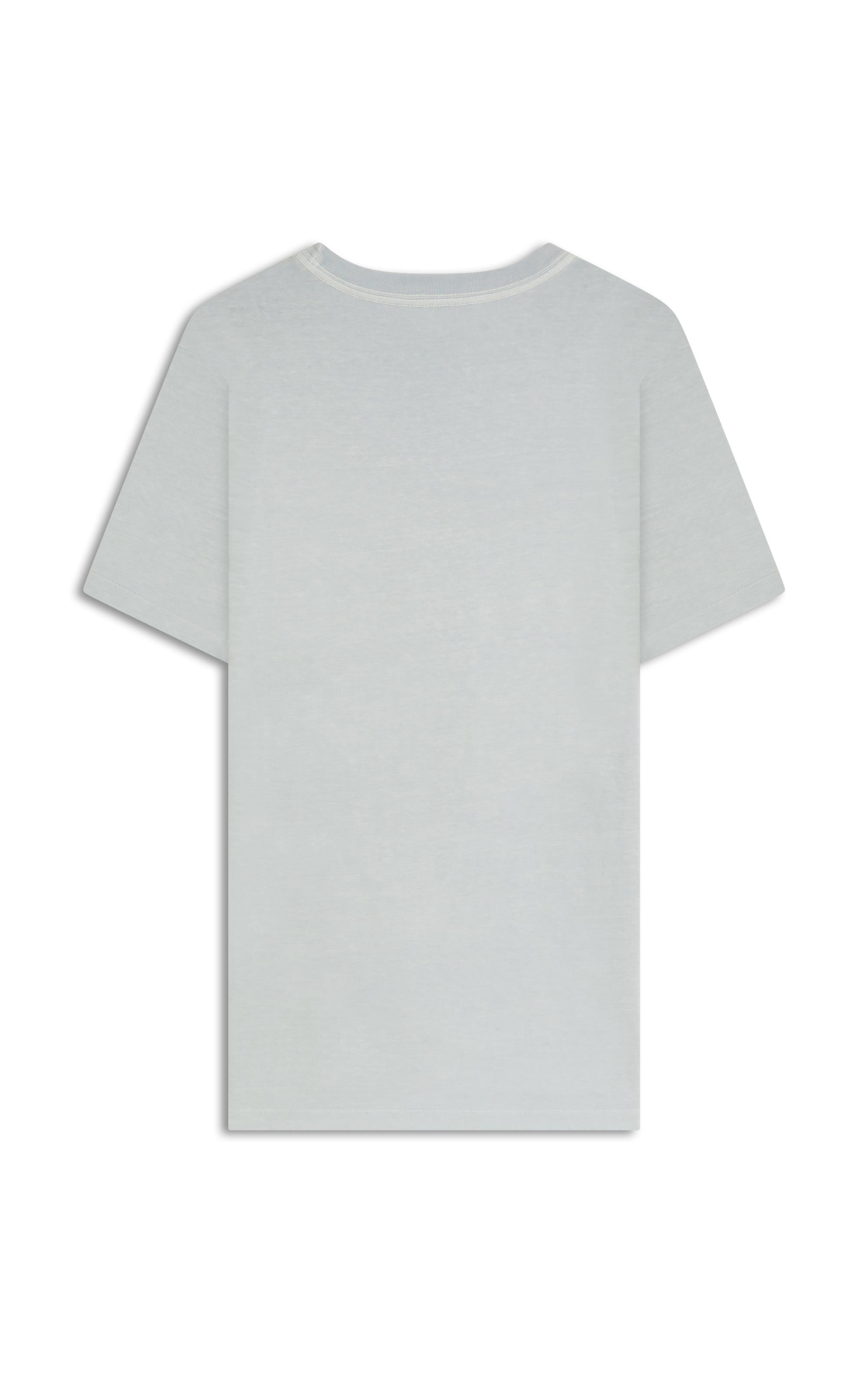 T-Shirt Mm Washed Richards Mar Bf Azul Claro