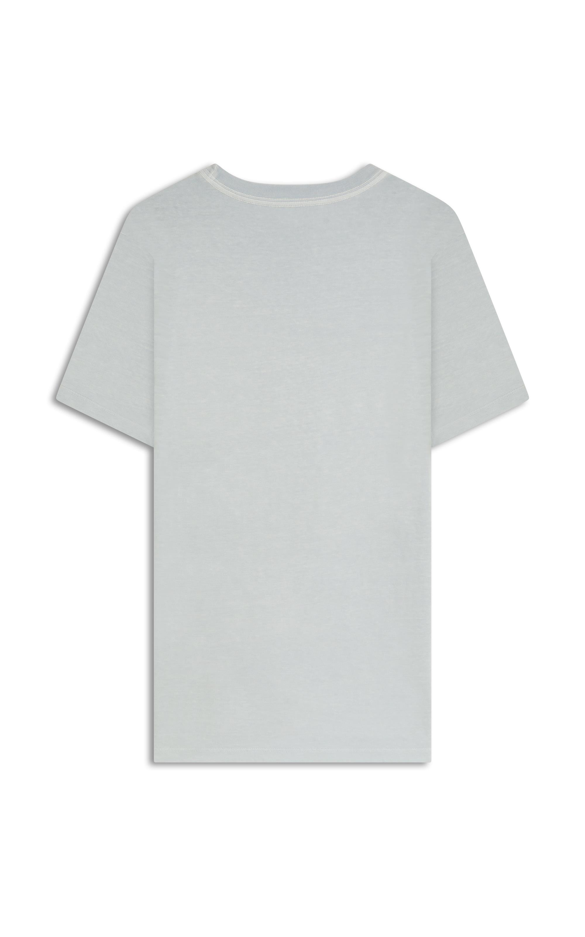 T-Shirt Mm Washed Richards Mar Bf Azul Claro
