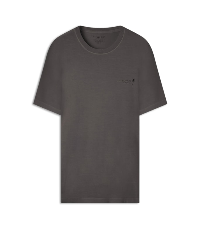 T-Shirt Mm Washed Rildy  Castor