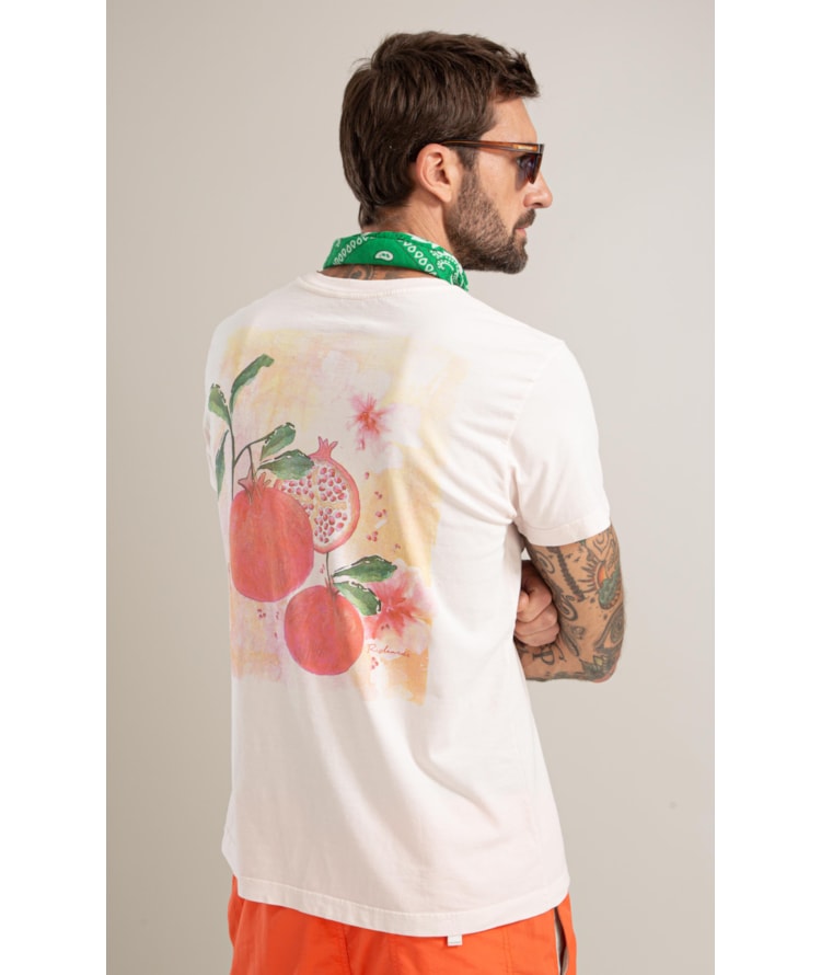 T-Shirt Mm Washed Roma Costas Bf Rosa