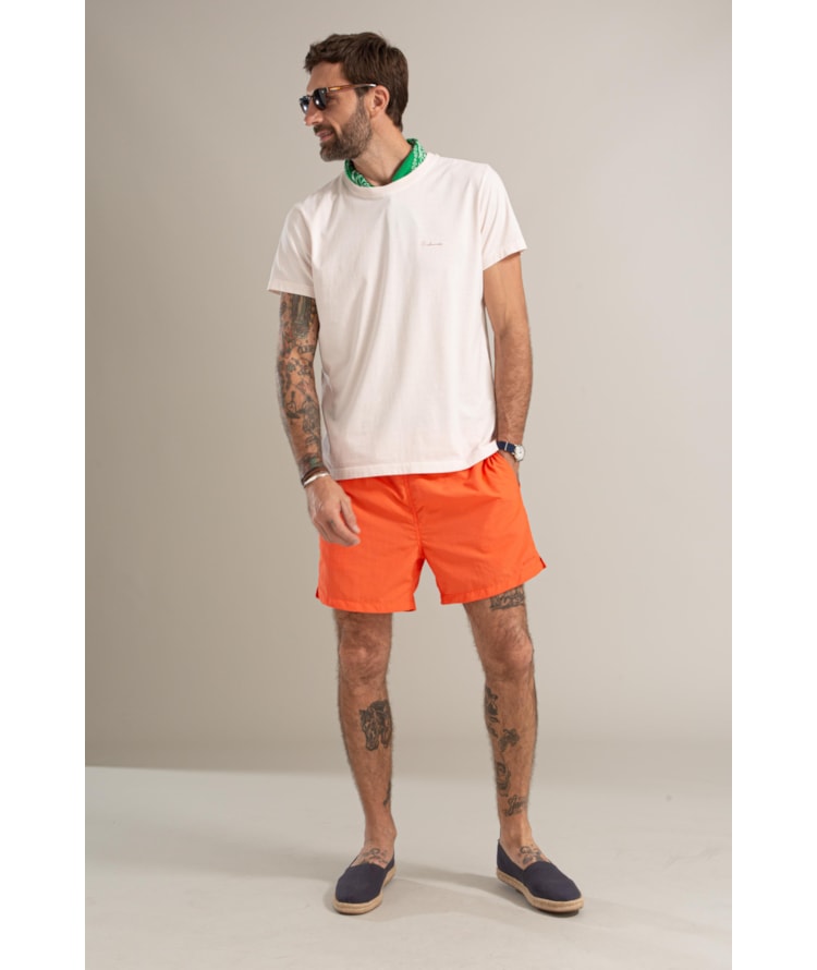 T-Shirt Mm Washed Roma Costas Bf Rosa