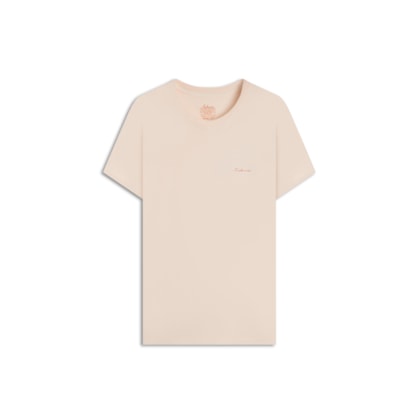 T-Shirt Mm Washed Roma Costas Bf Rosa