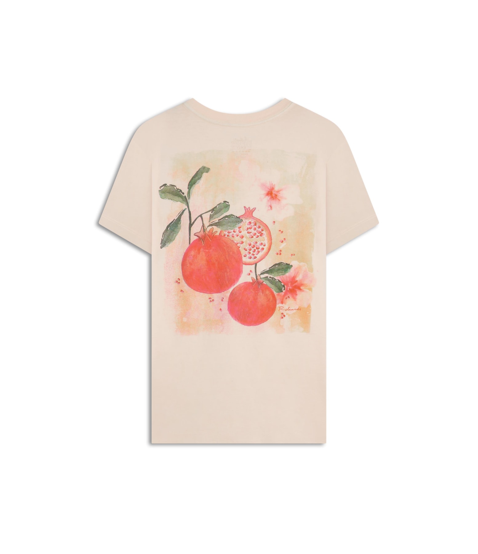 T-Shirt Mm Washed Roma Costas Bf Rosa