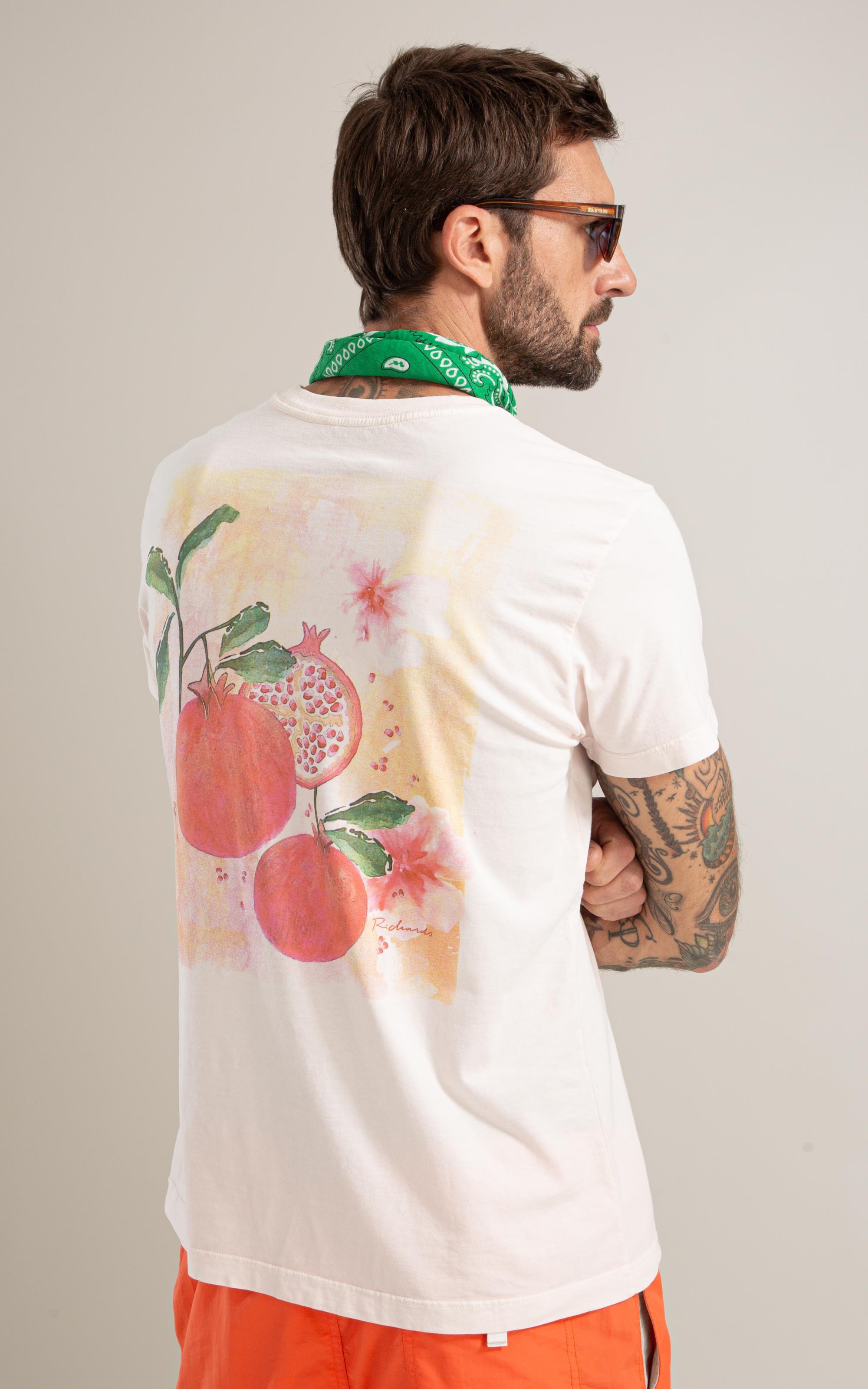 T-Shirt Mm Washed Roma Costas Bf Rosa