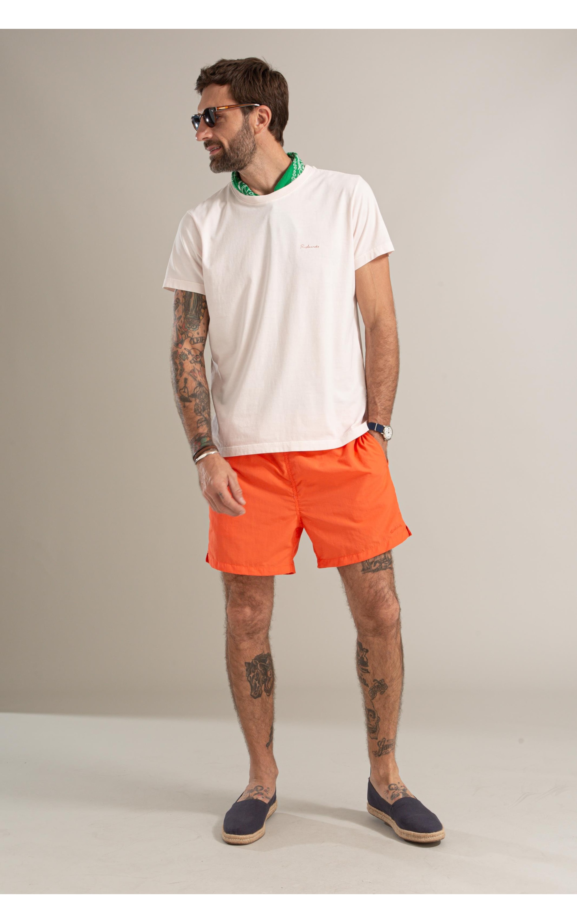 T-Shirt Mm Washed Roma Costas Bf Rosa