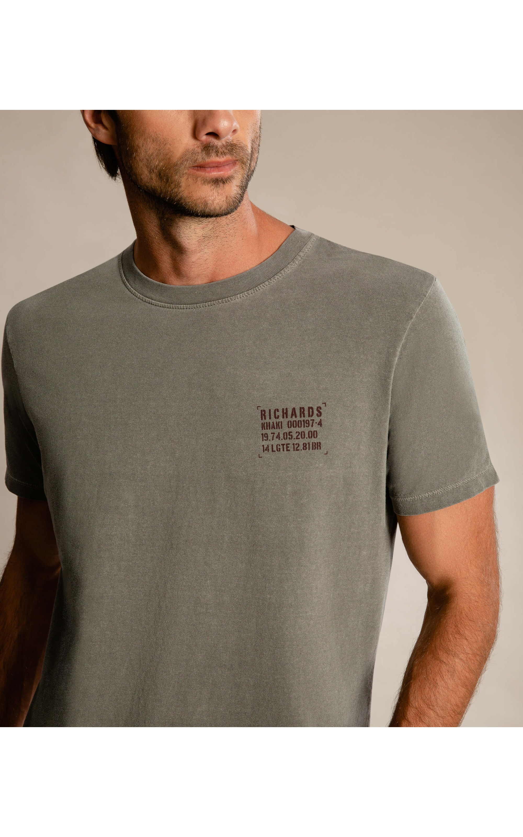 T-Shirt Mm Washed Scorpion Grafite
