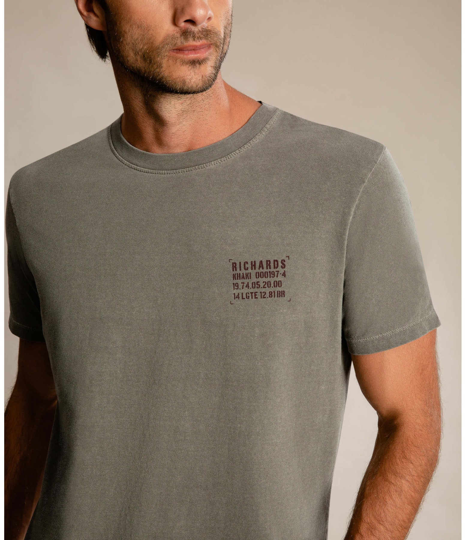 T-Shirt Mm Washed Scorpion Grafite