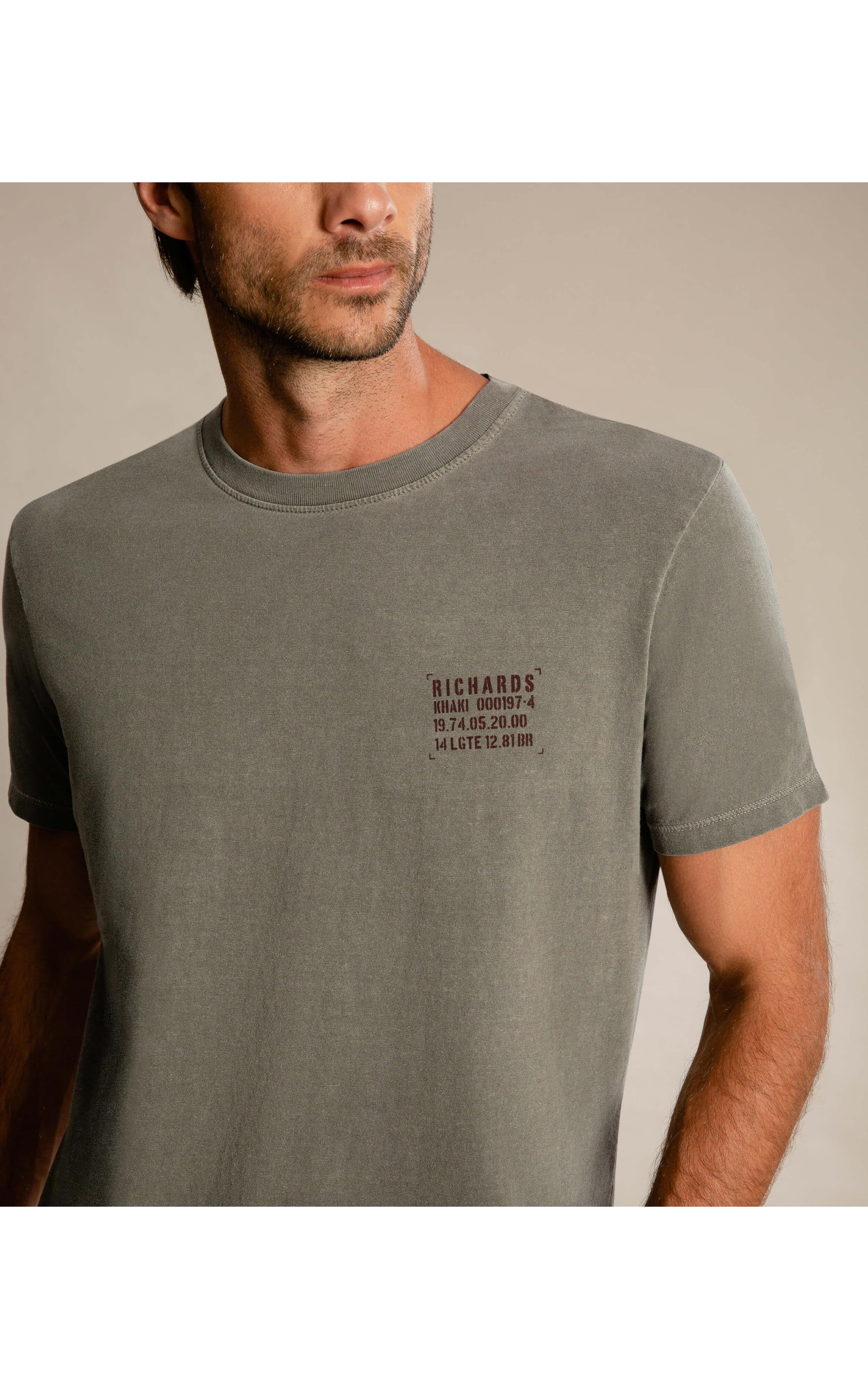 T-Shirt Mm Washed Scorpion Grafite