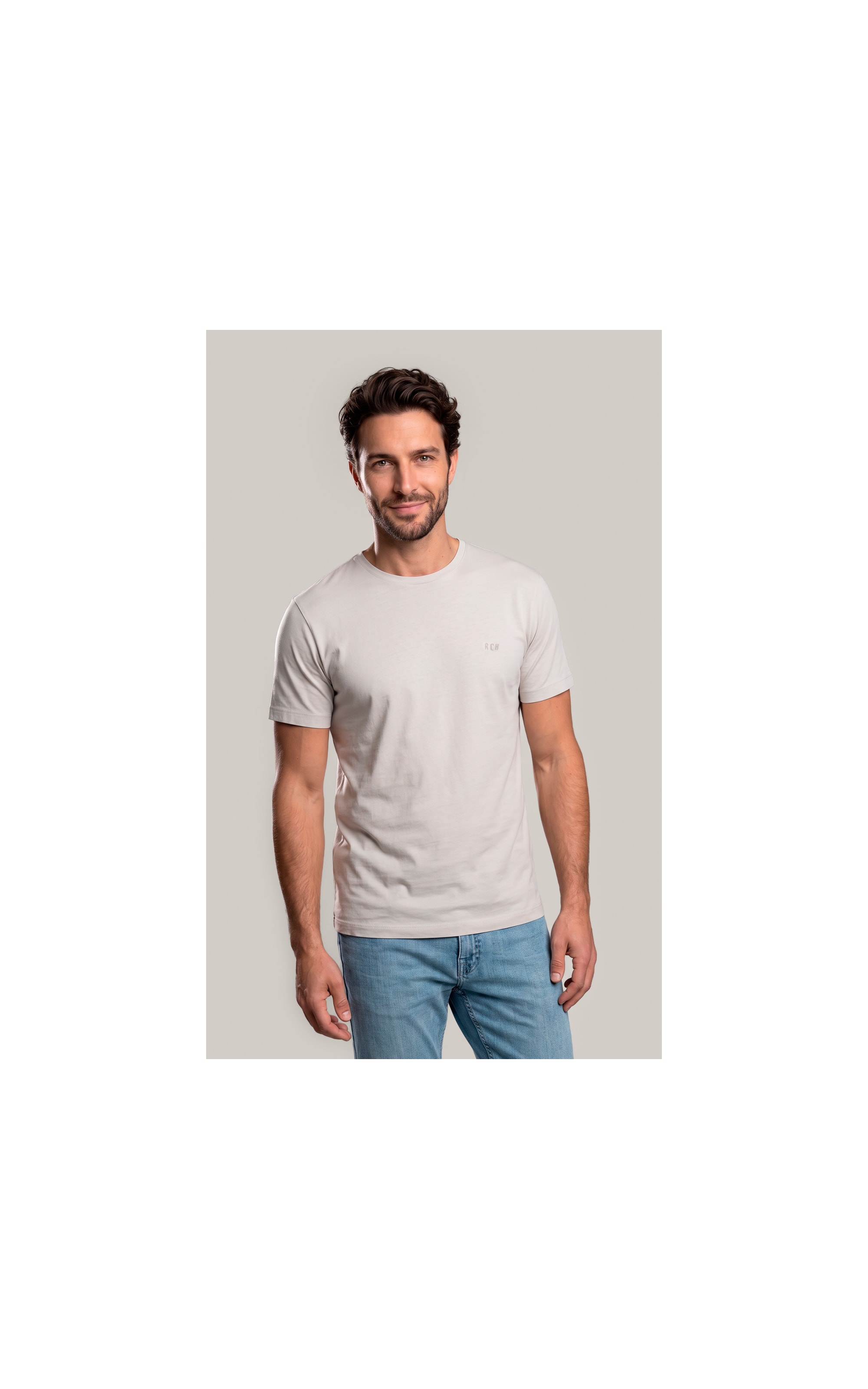 T-Shirt Mm Washed Spiaggia Cta Silver