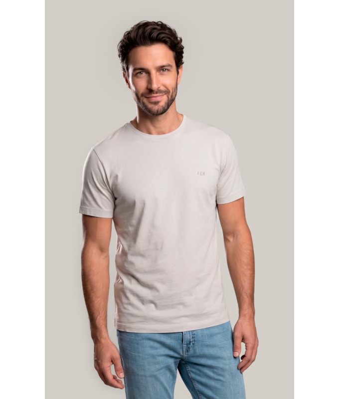T-Shirt Mm Washed Spiaggia Cta Silver