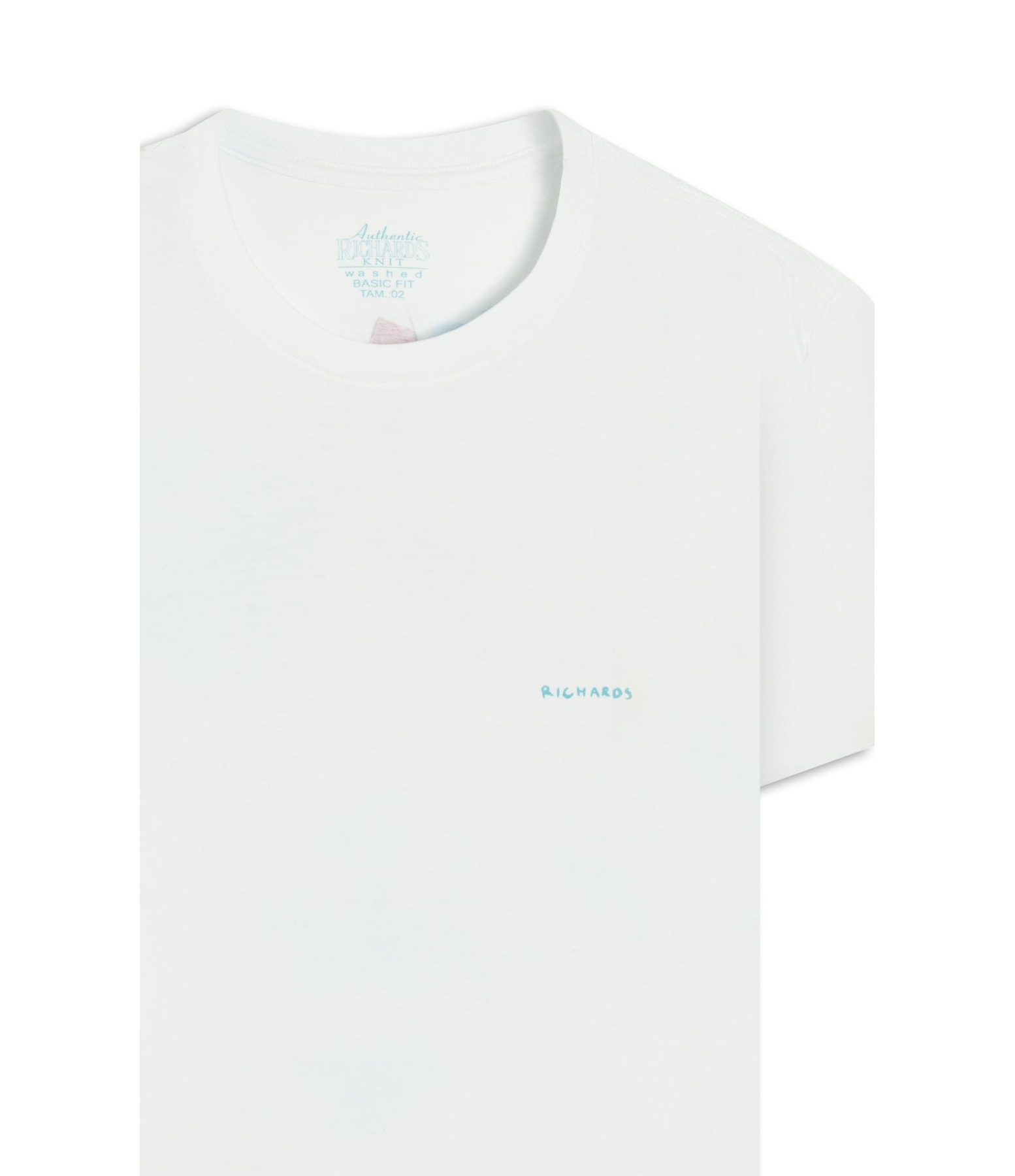 T-Shirt Mm Washed Veleiro Costas Bf Branco