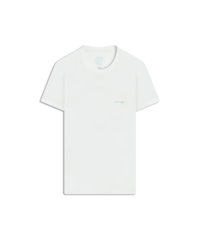T-Shirt Mm Washed Veleiro Costas Bf Branco