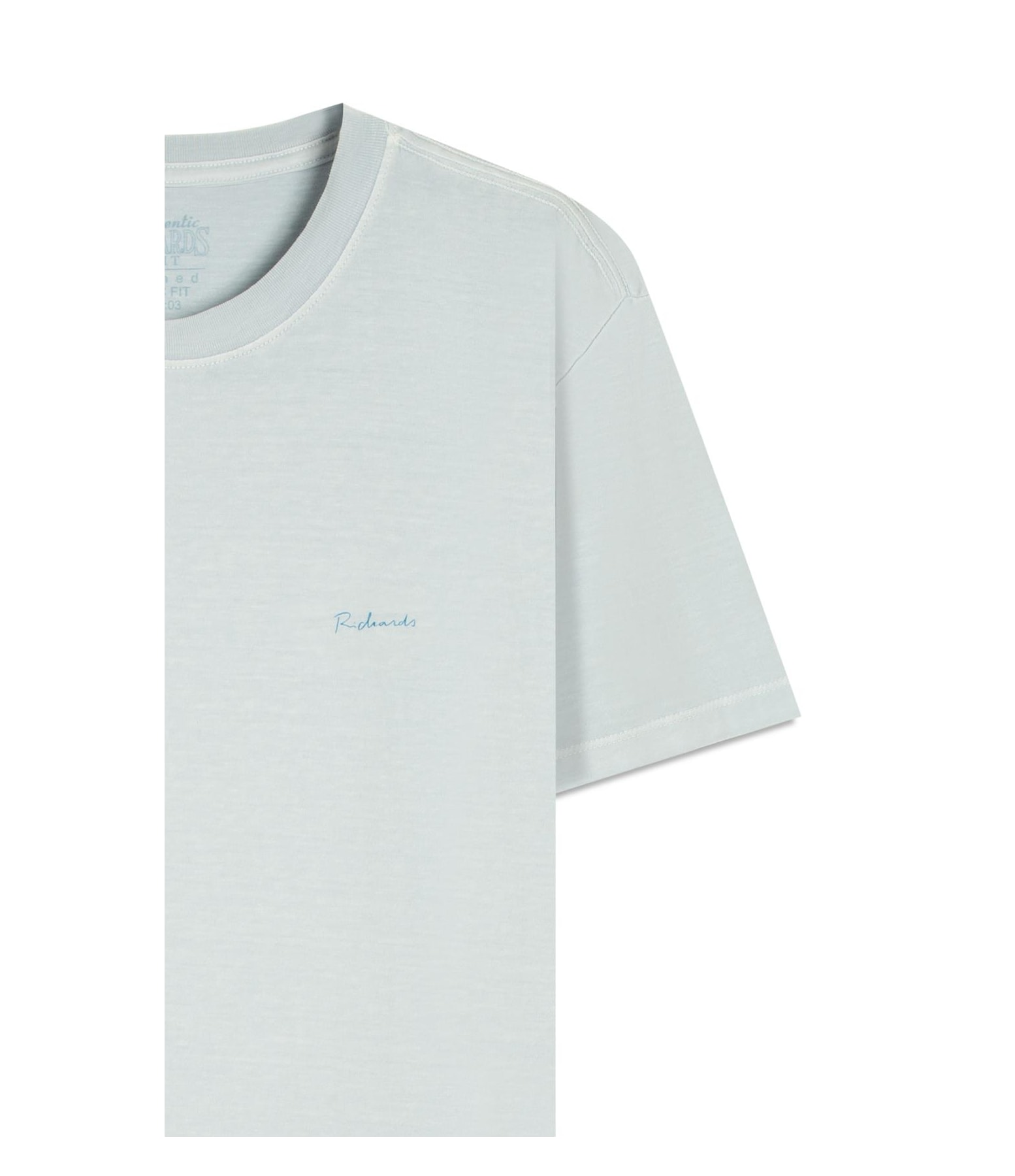 T-Shirt Mm Washed Vibes Costas Bf Azul Claro