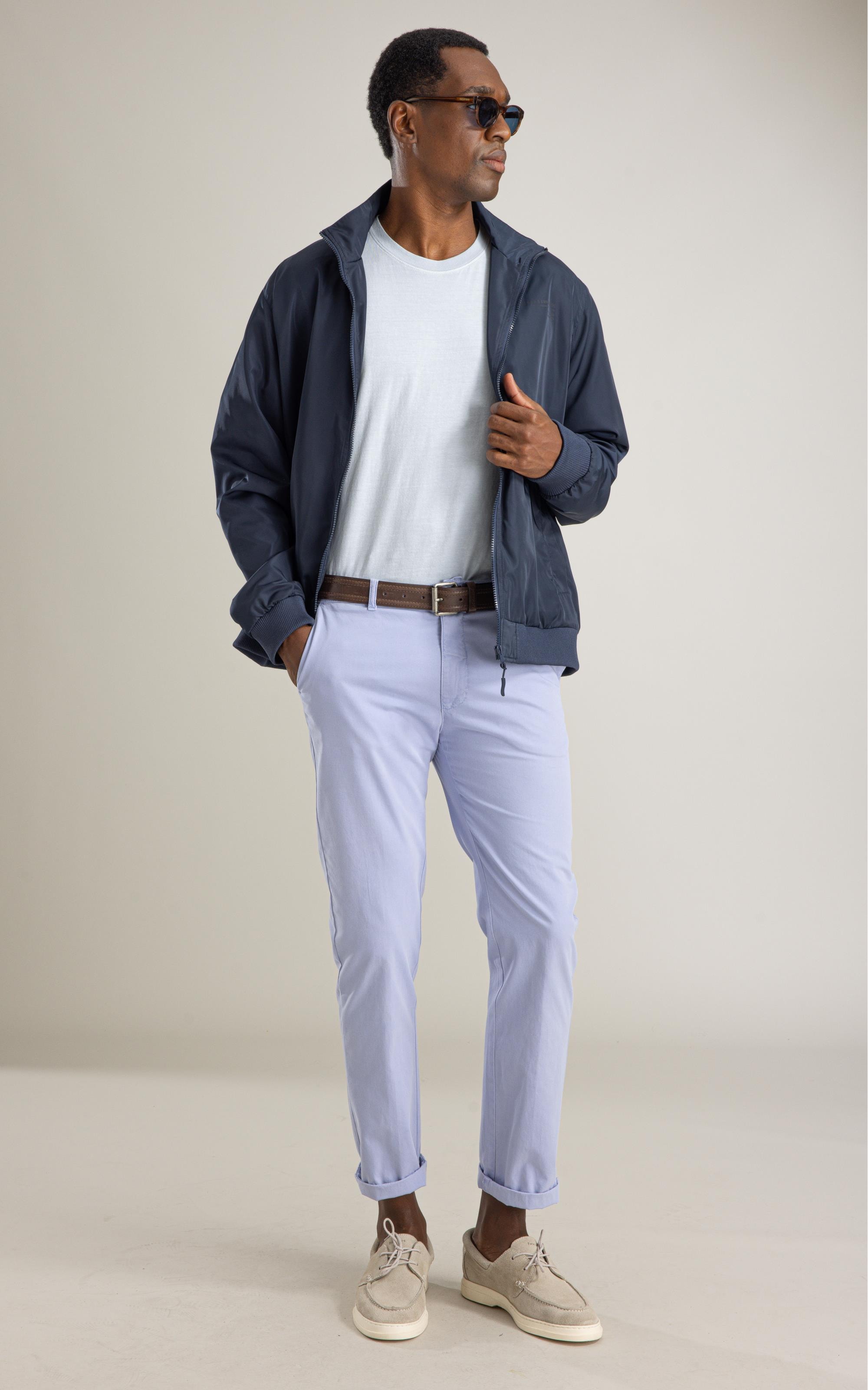 T-Shirt Mm Washed Vibes Costas Bf Azul Claro