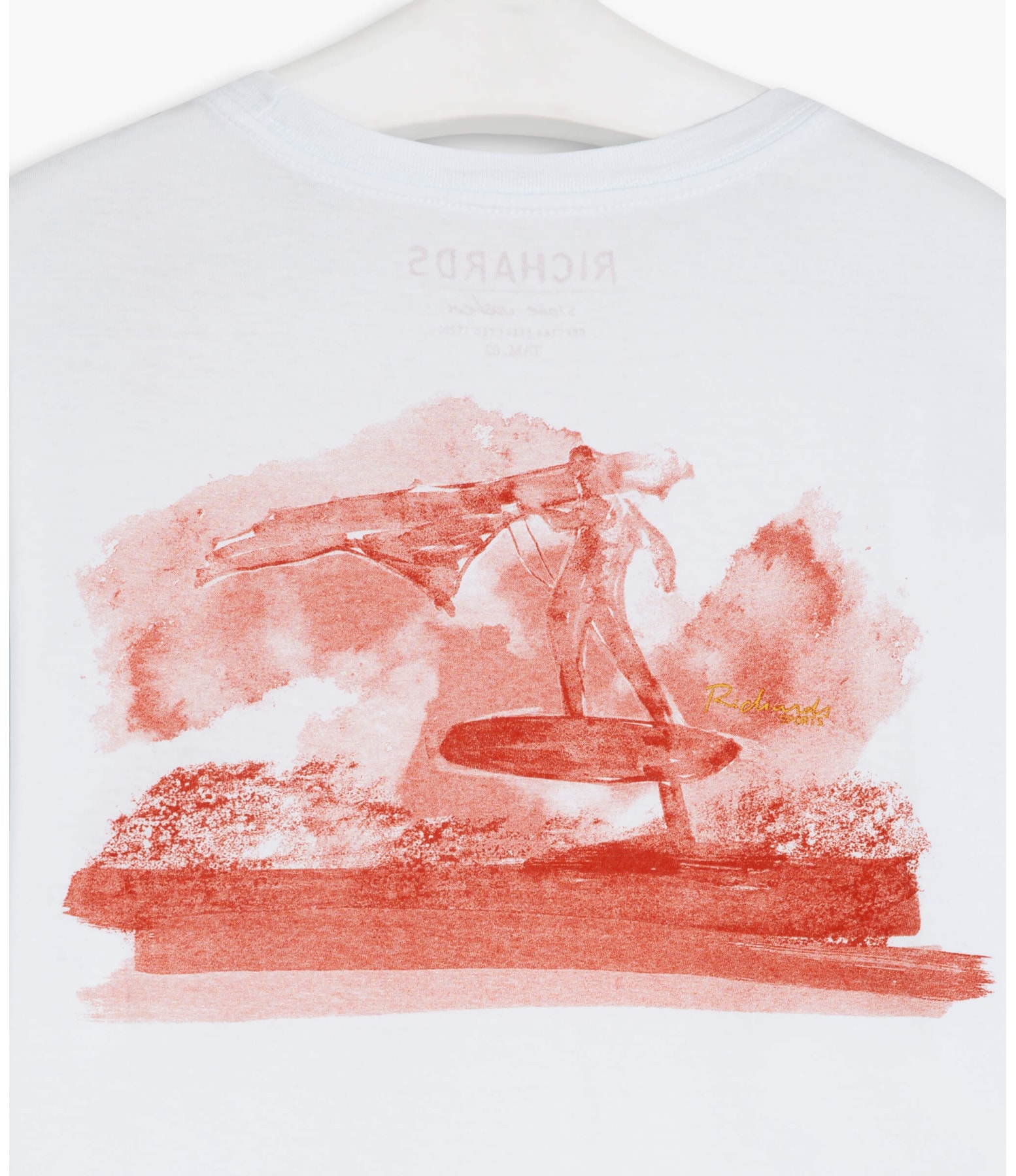 T-Shirt Mm Washed Wingfoil Branco