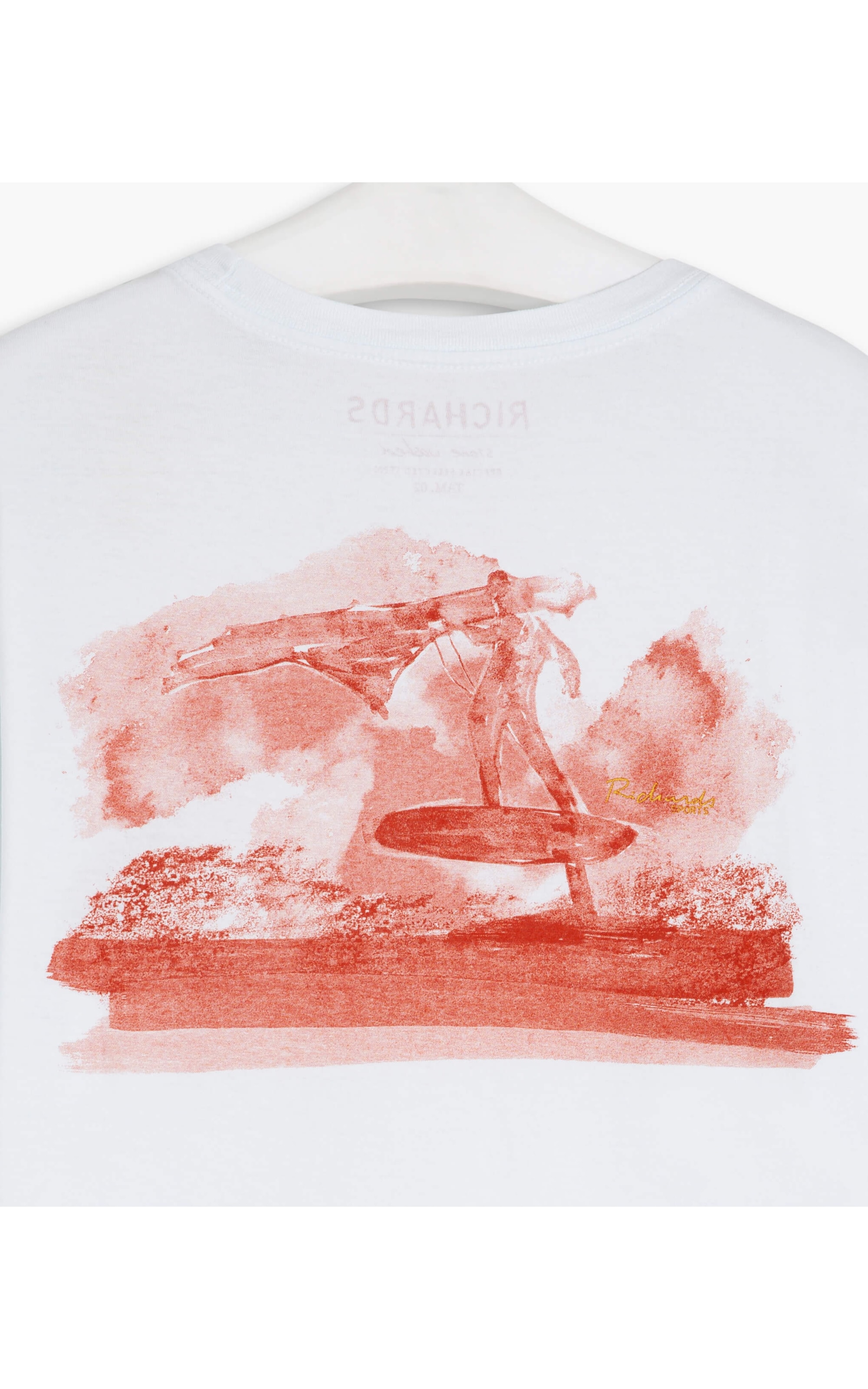 T-Shirt Mm Washed Wingfoil Branco