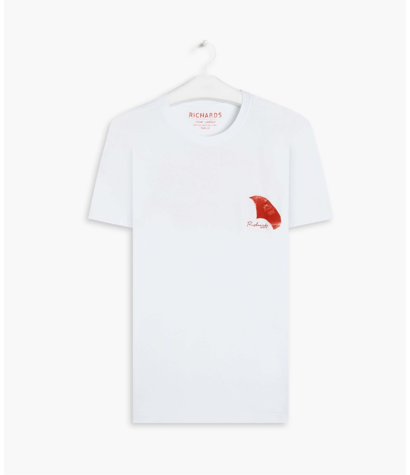 T-Shirt Mm Washed Wingfoil Branco