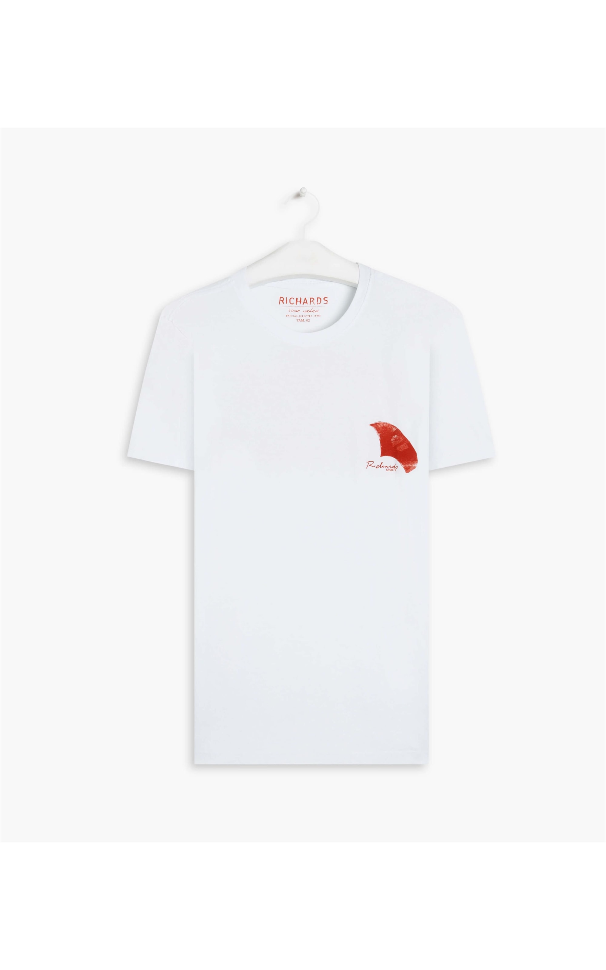 T-Shirt Mm Washed Wingfoil Branco