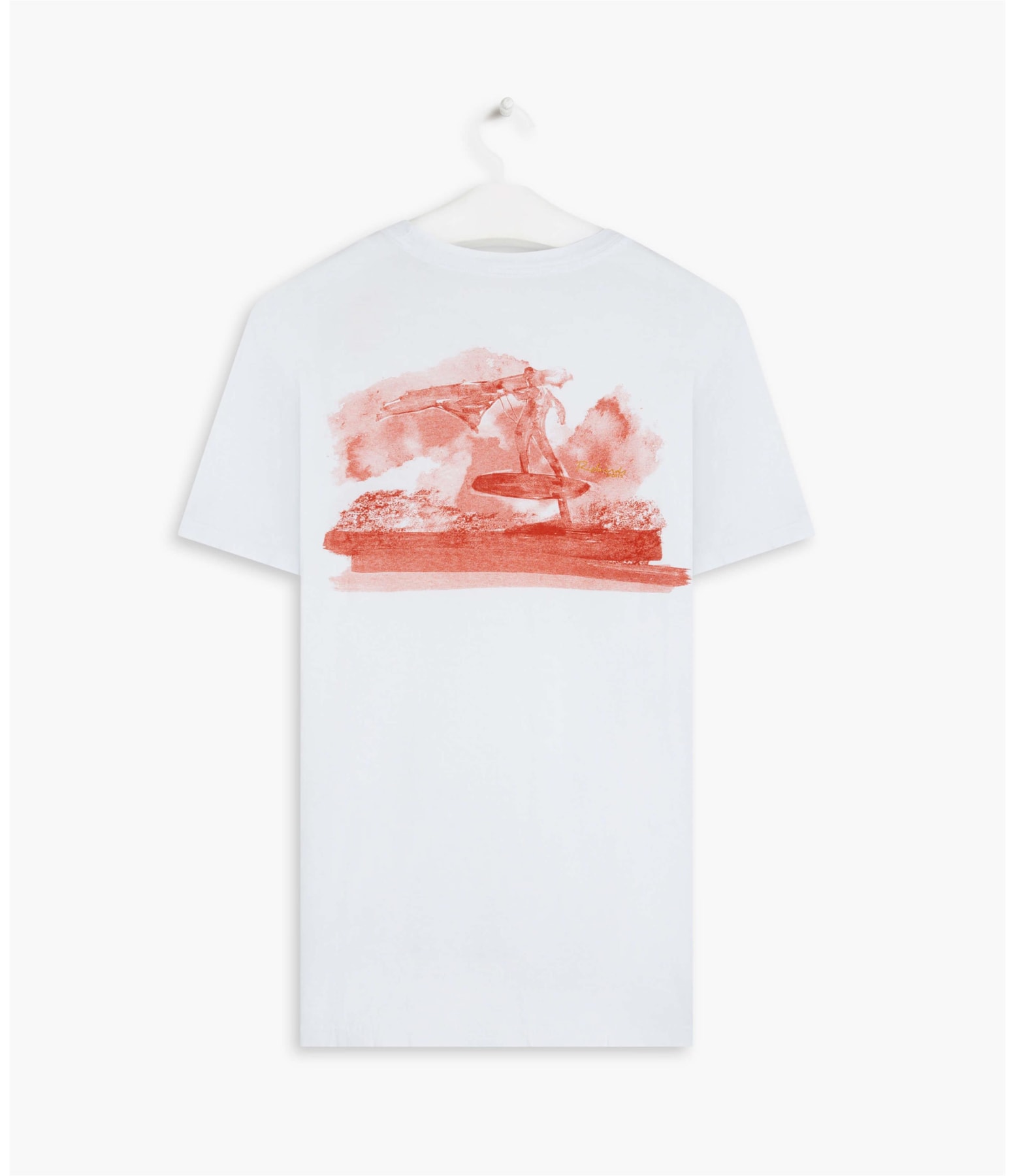 T-Shirt Mm Washed Wingfoil Branco