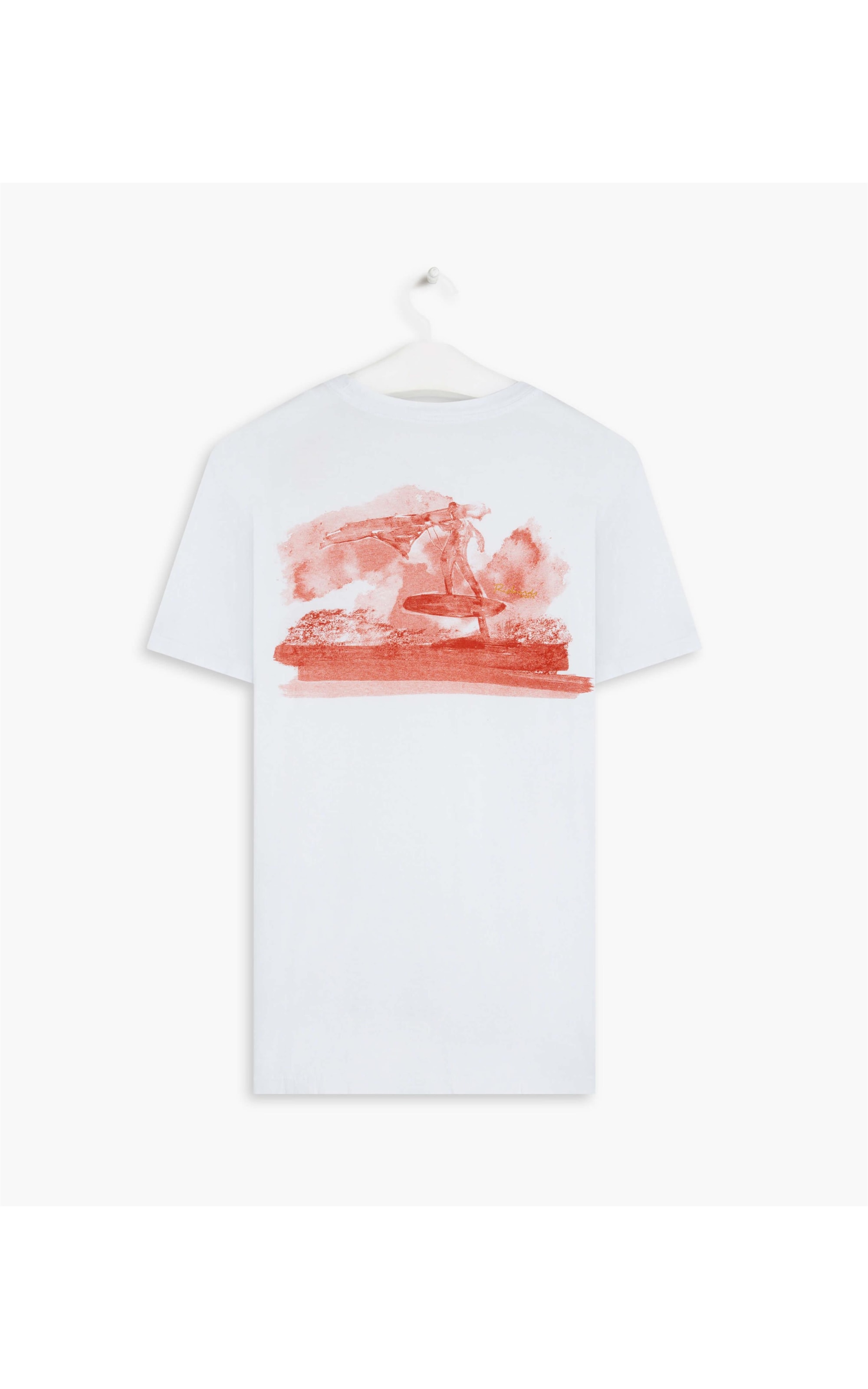 T-Shirt Mm Washed Wingfoil Branco