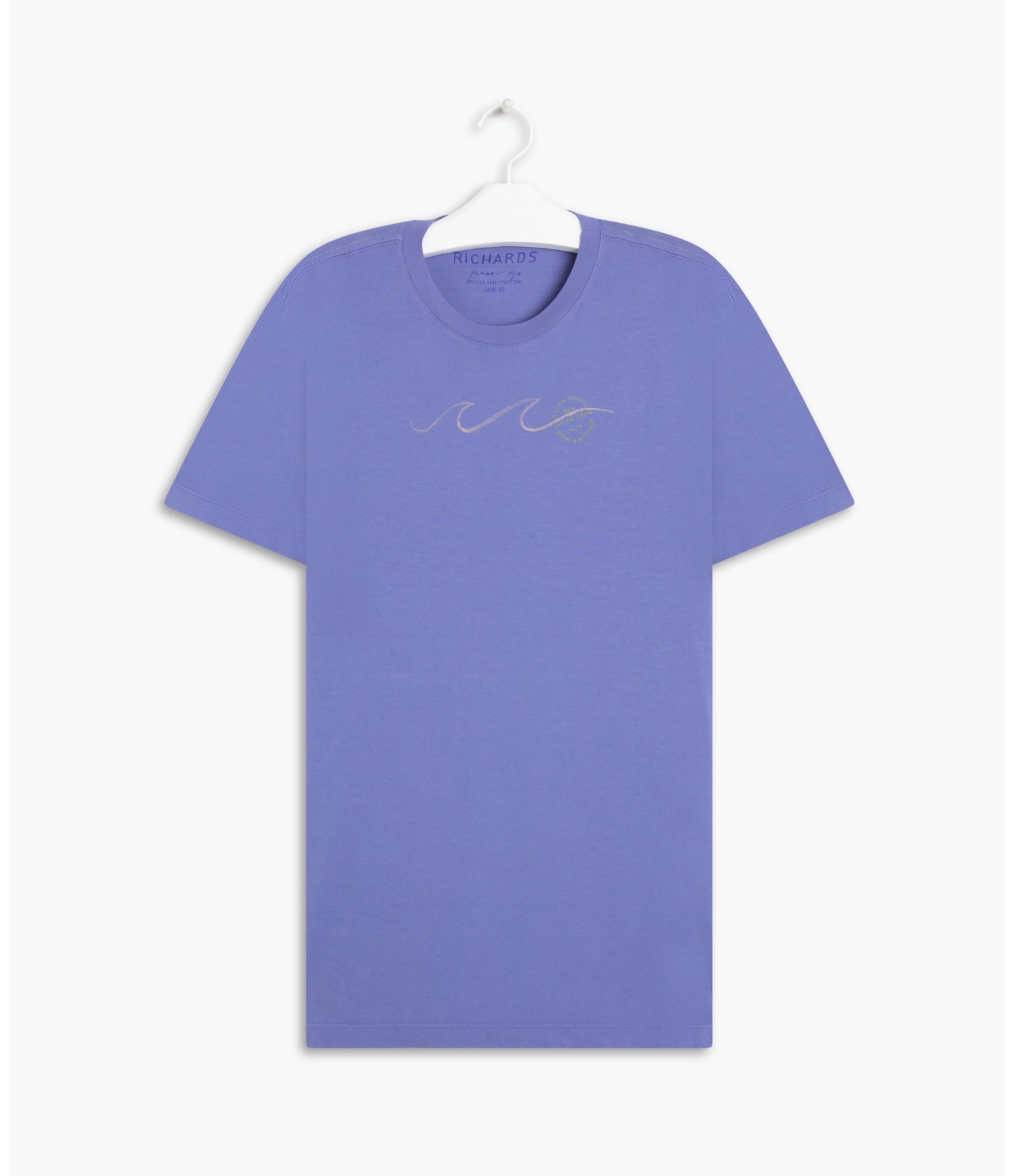 T-Shirt Mm Wave Line Azul Bic