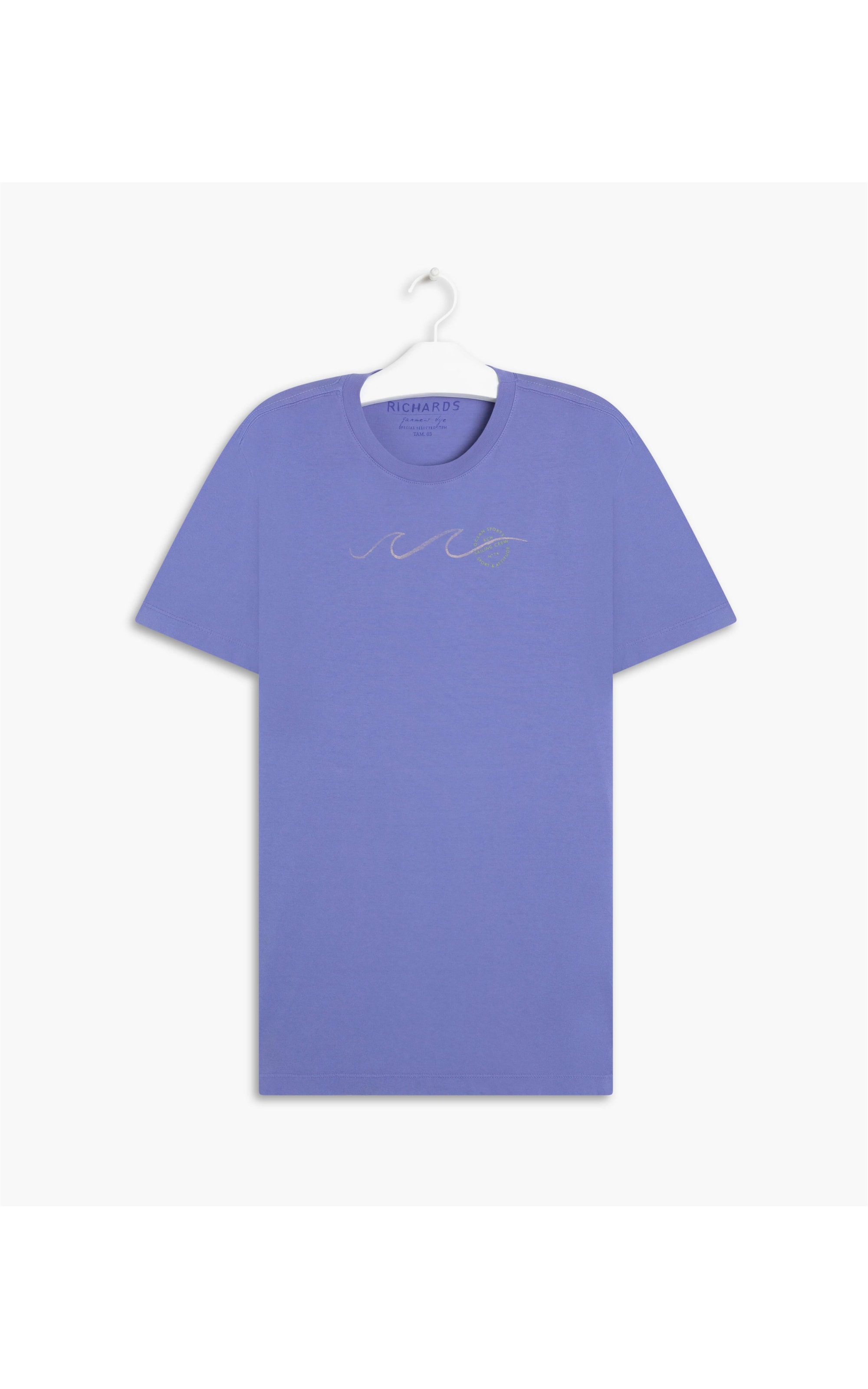 T-Shirt Mm Wave Line Azul Bic