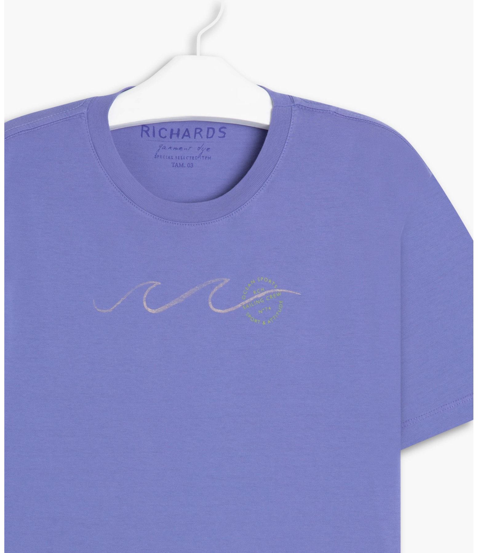 T-Shirt Mm Wave Line Azul Bic