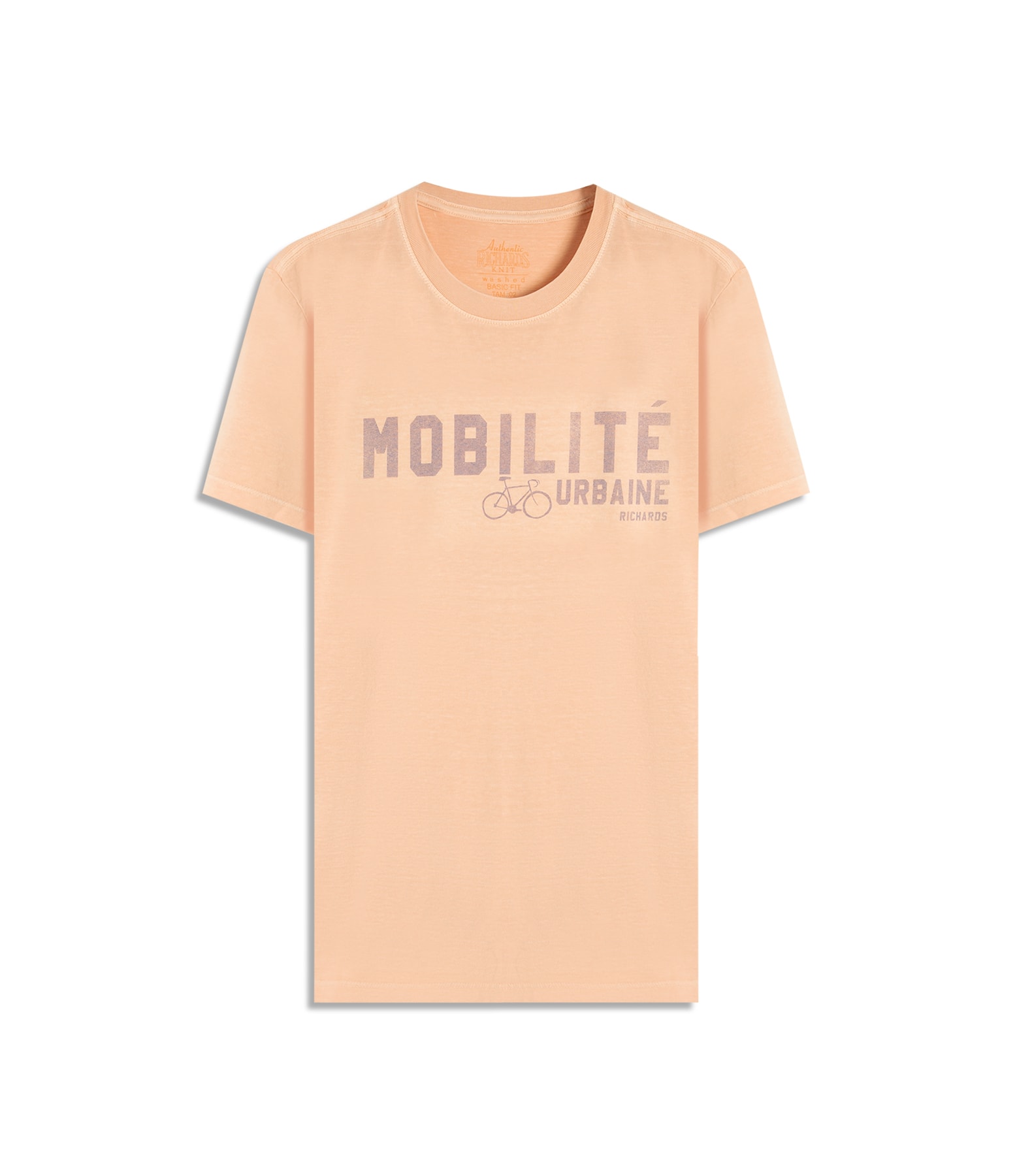 T-Shirt Mobilité Washed Mc Bf Pessego