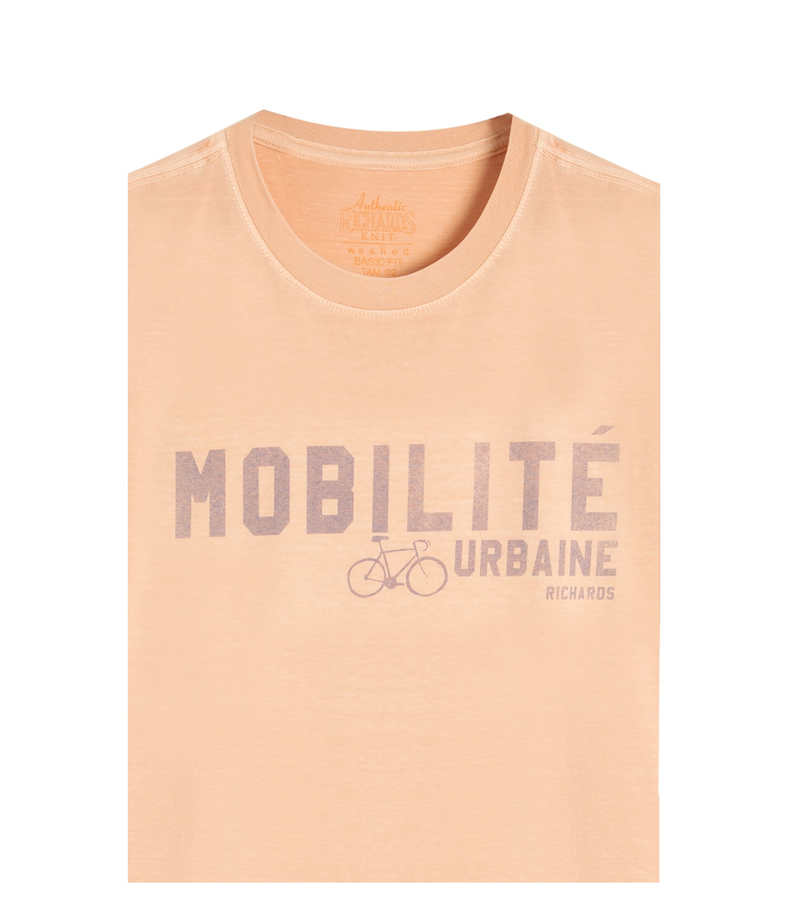 T-Shirt Mobilité Washed Mc Bf Pessego