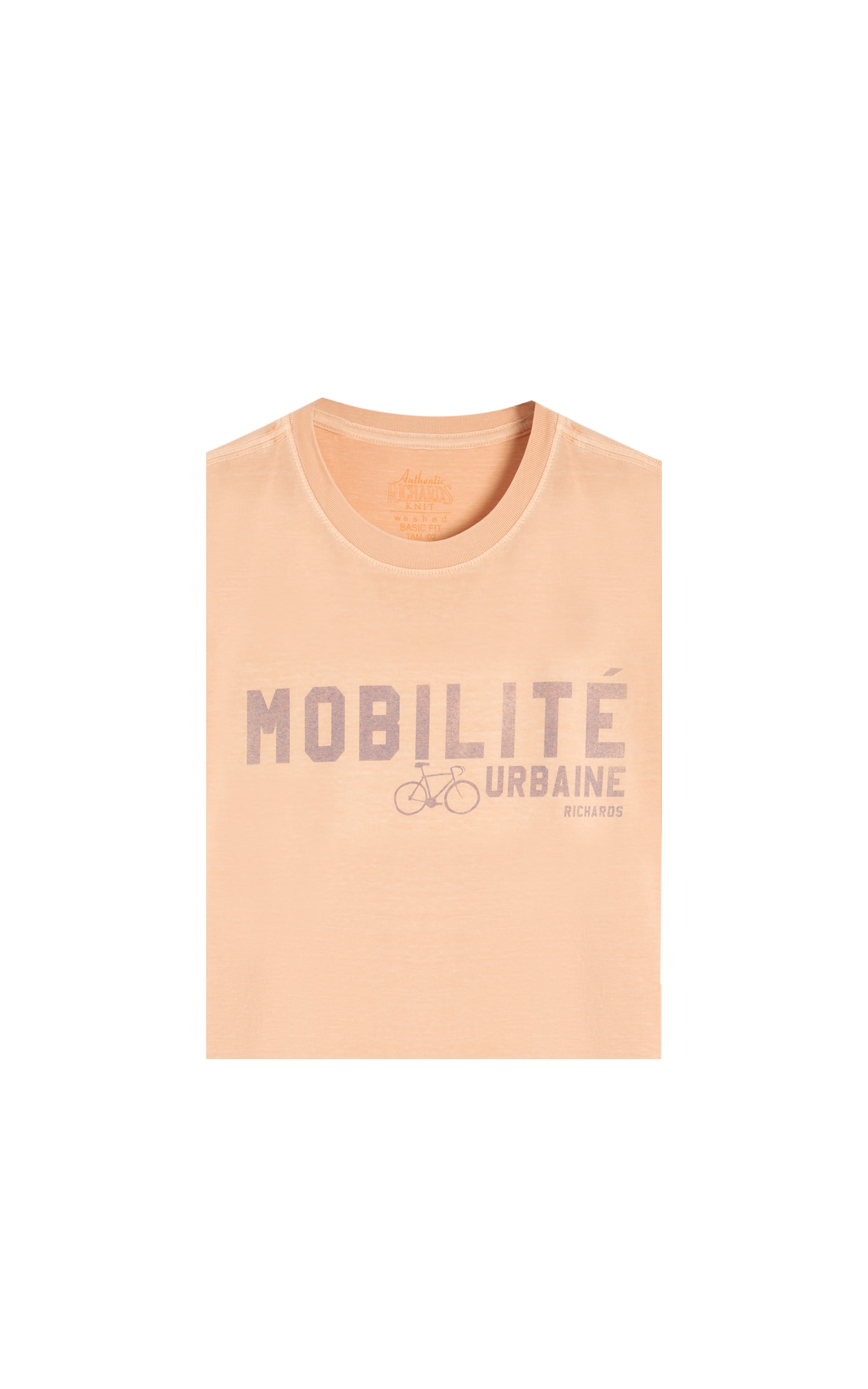 T-Shirt Mobilité Washed Mc Bf Pessego
