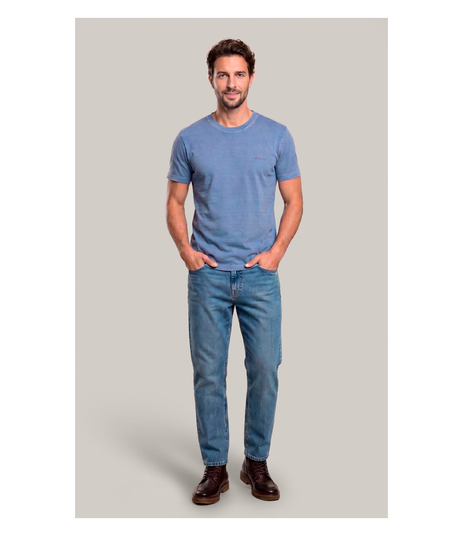 T-Shirt Mountain Azul Pervante