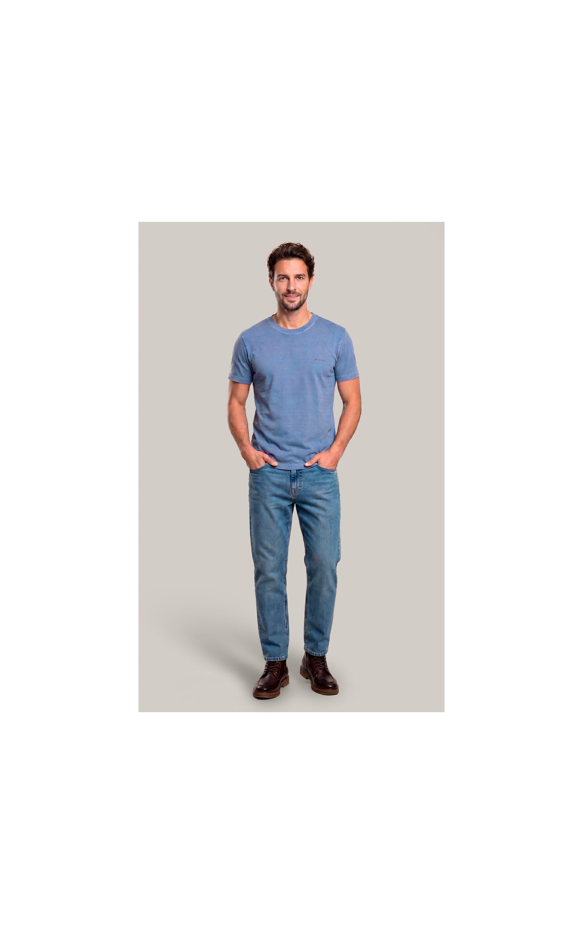 T-Shirt Mountain Azul Pervante