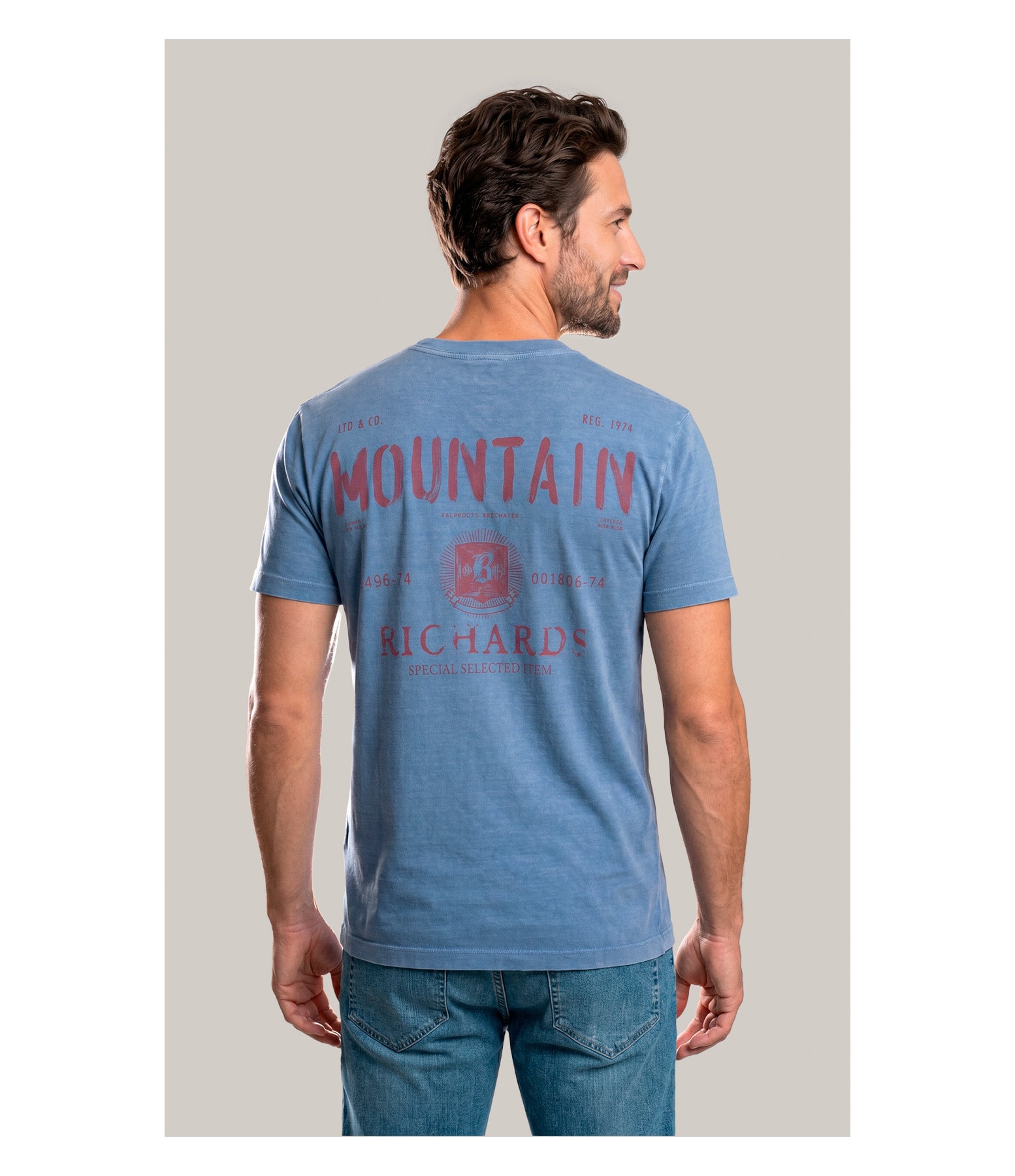 T-Shirt Mountain Azul Pervante