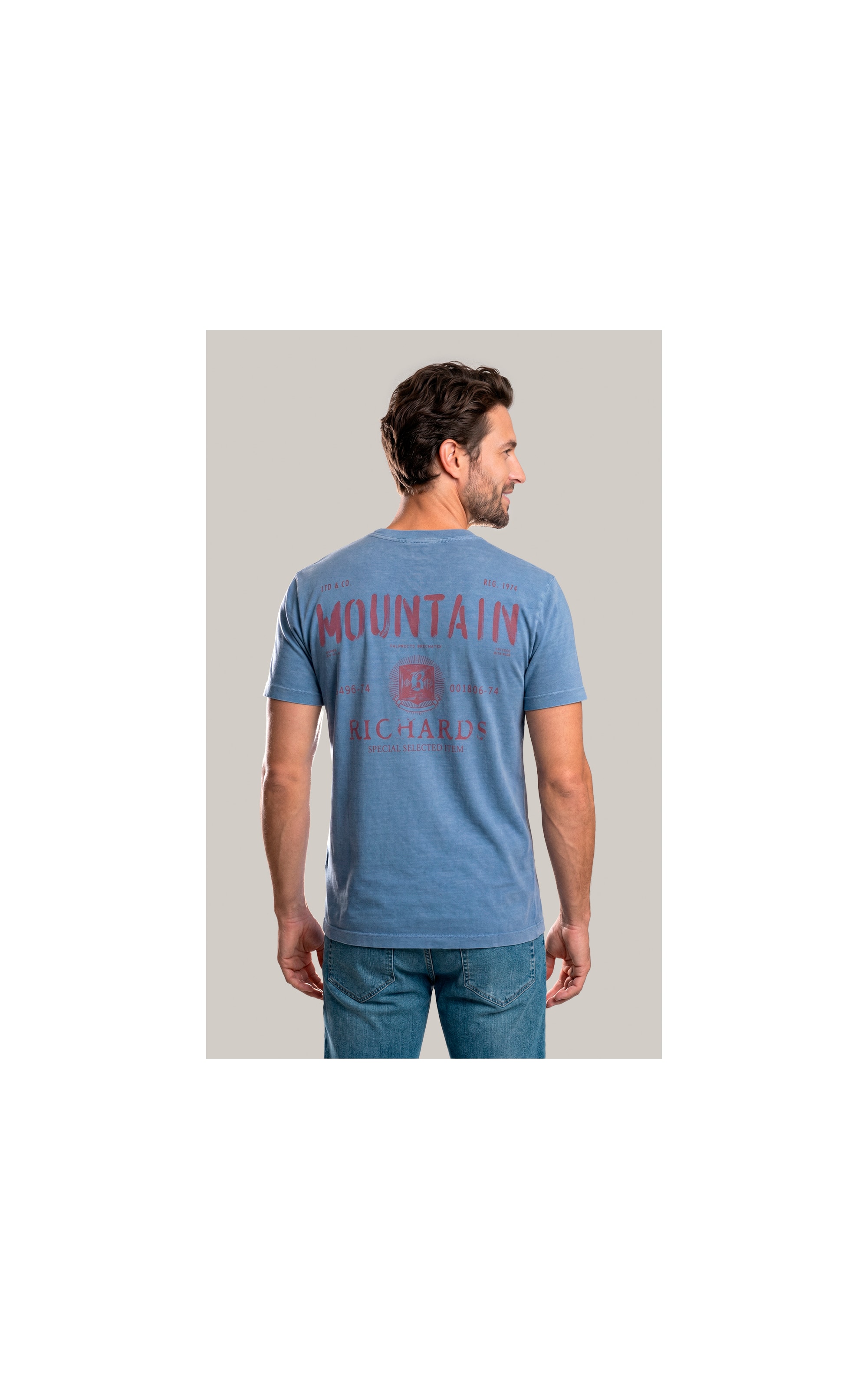 T-Shirt Mountain Azul Pervante