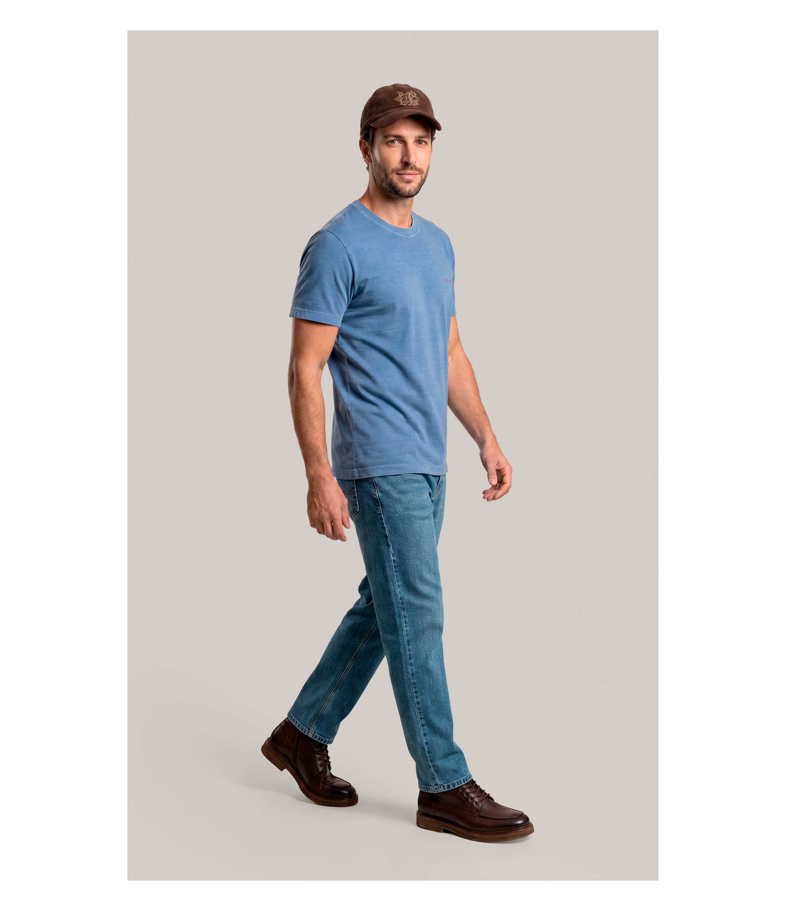 T-Shirt Mountain Azul Pervante