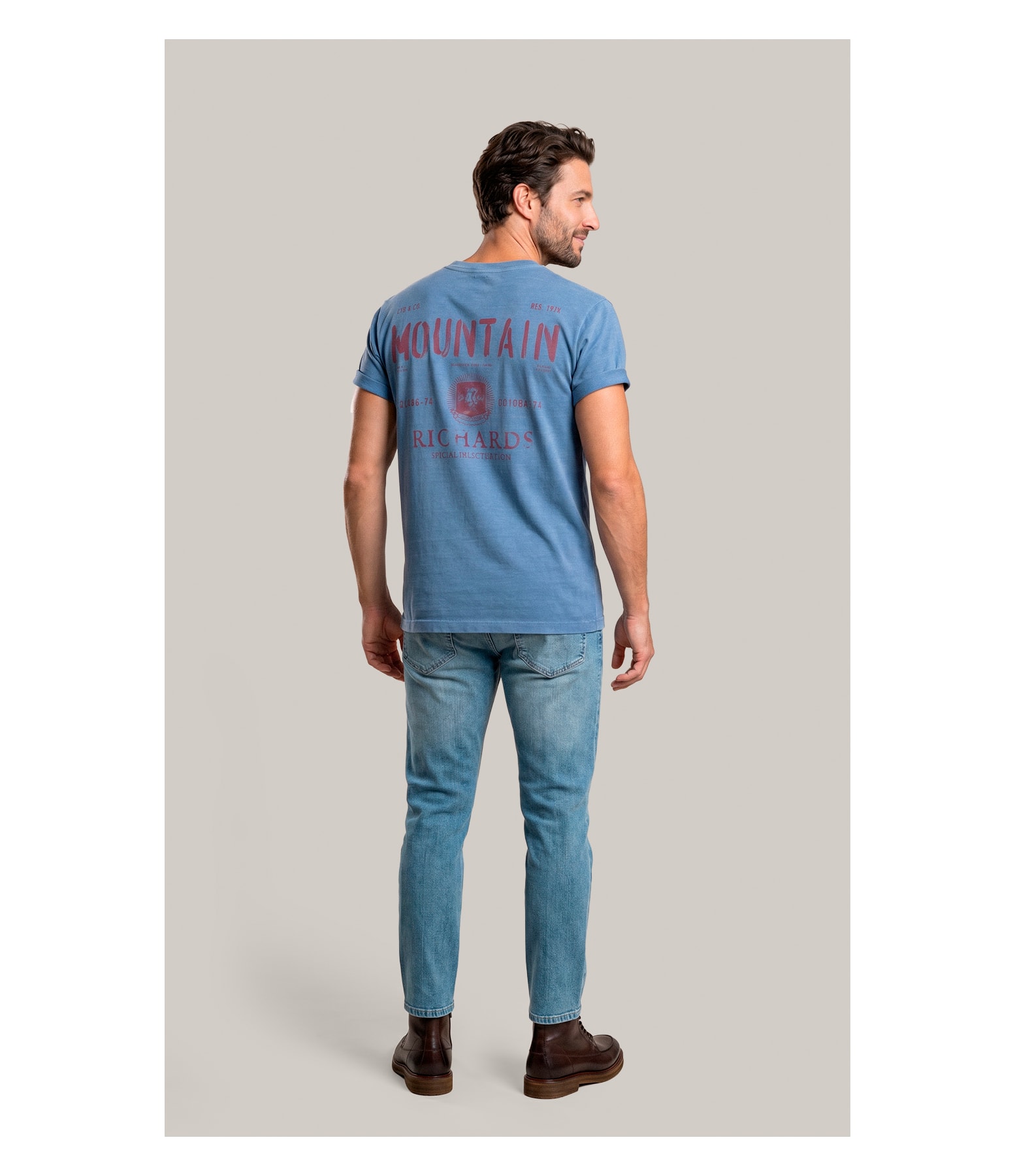 T-Shirt Mountain Azul Pervante