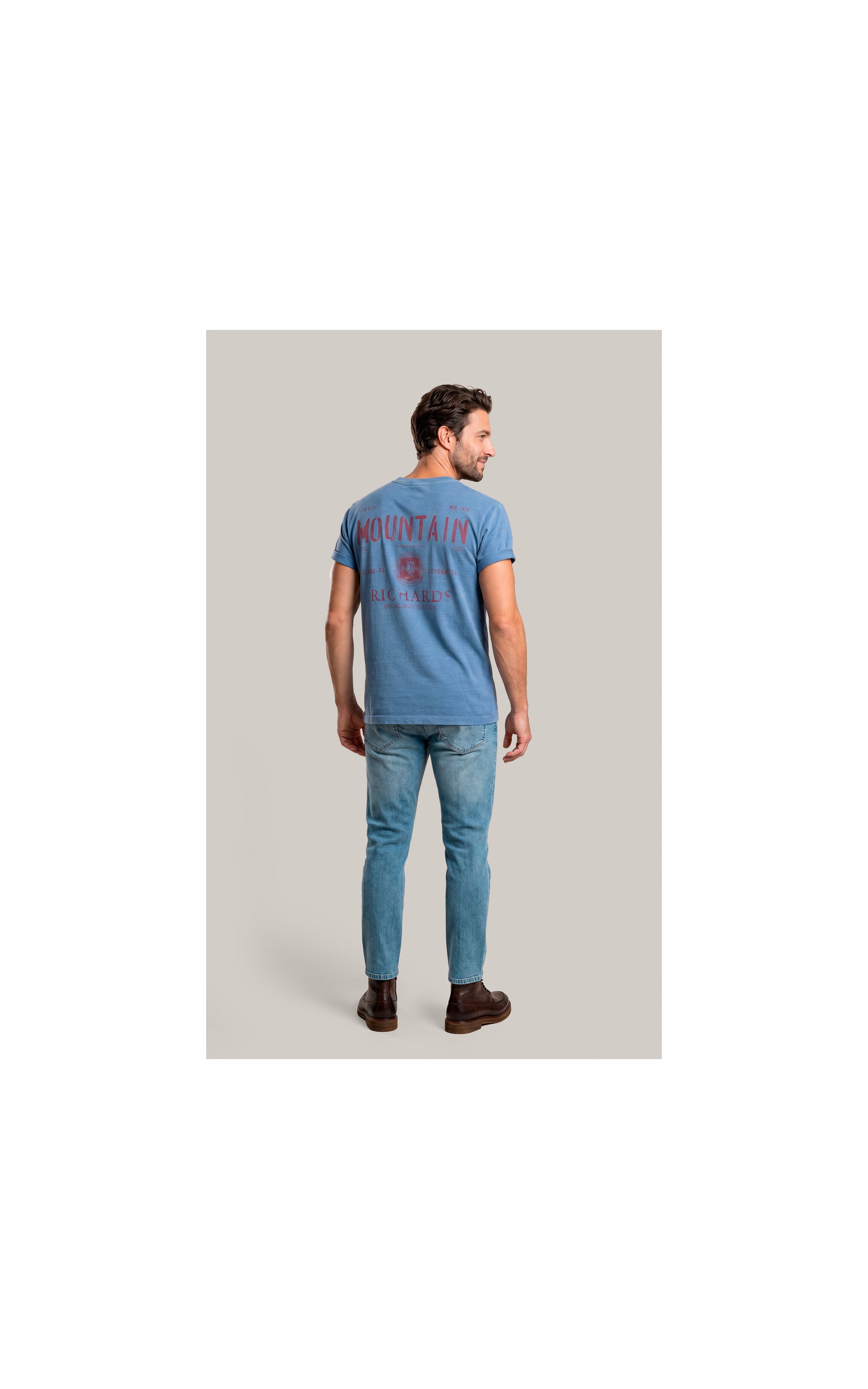 T-Shirt Mountain Azul Pervante