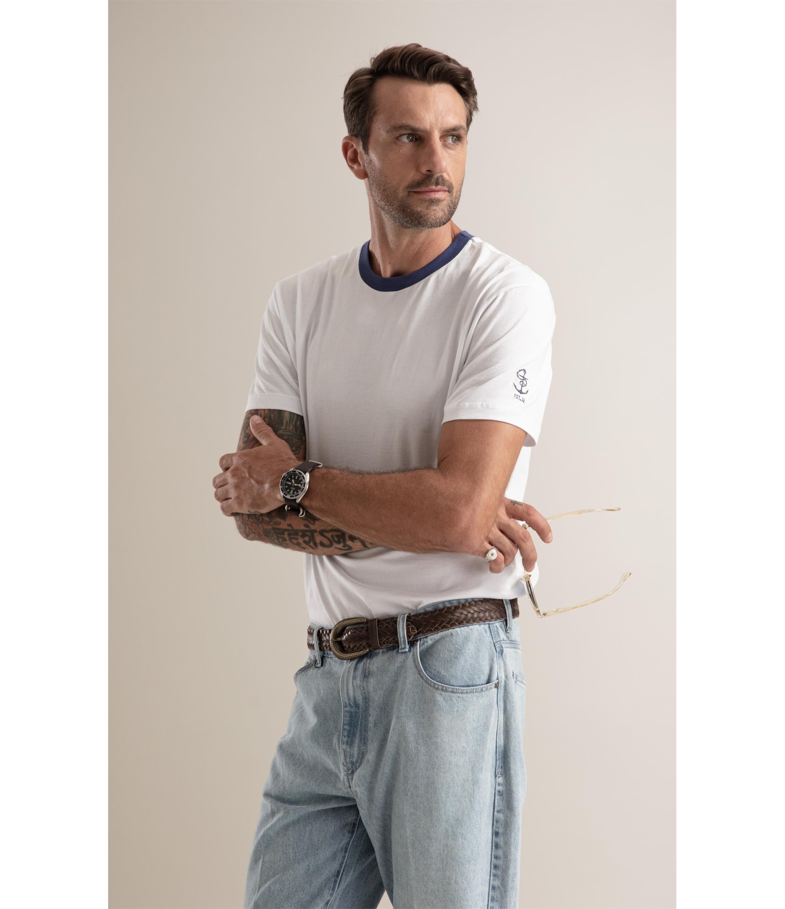 T-Shirt Nautique Branco