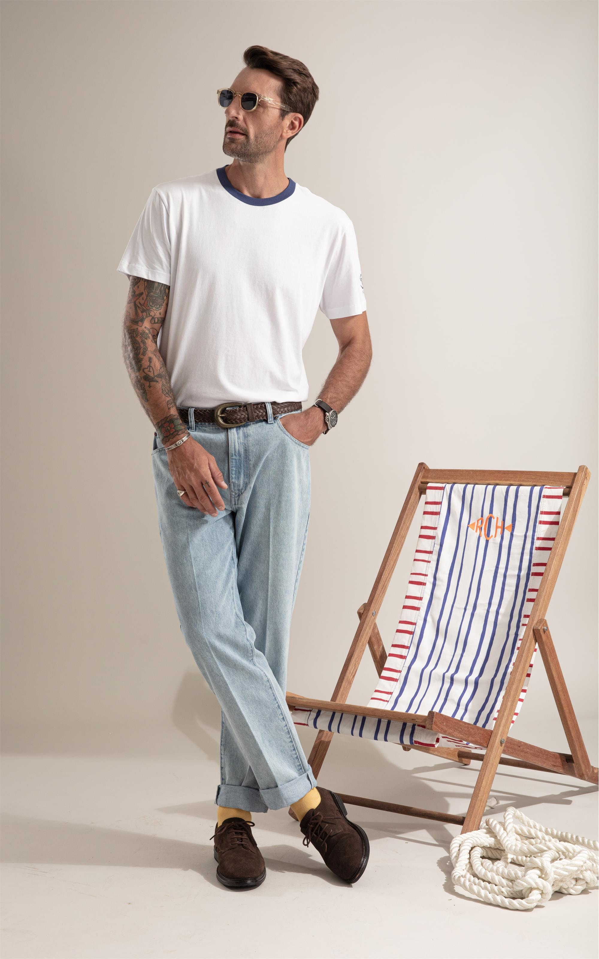 T-Shirt Nautique Branco