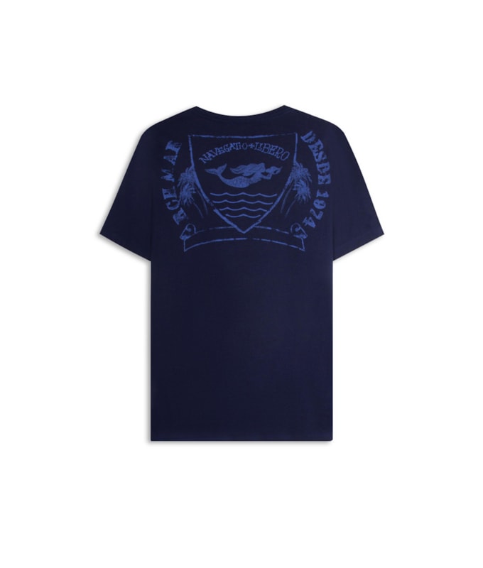 T-Shirt Navegatio Mc Bf Marinho