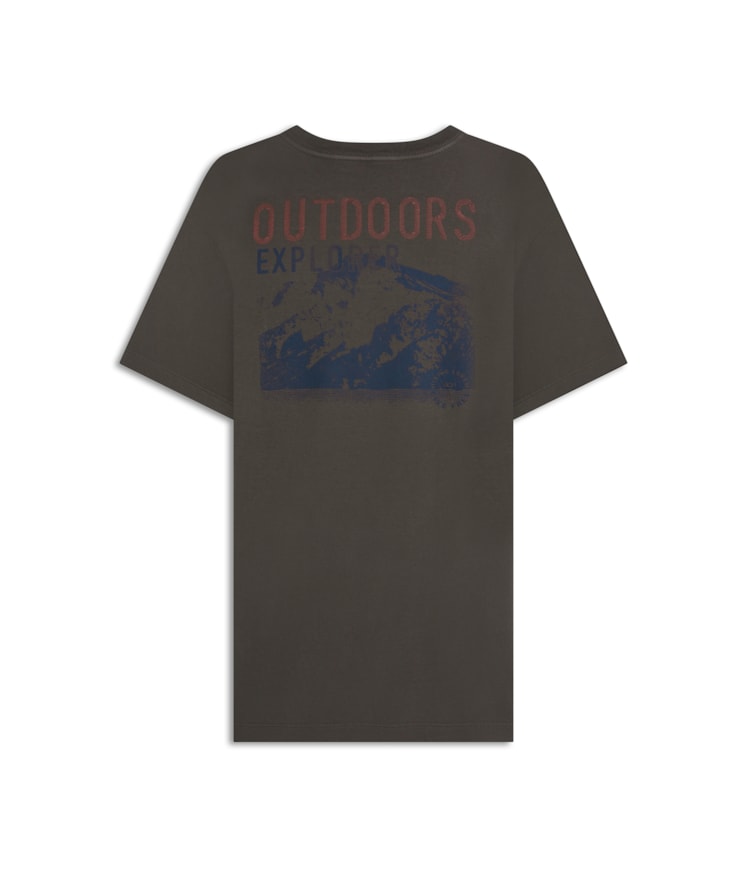 T-Shirt Outdoors Costas Gd Basic Fit Tabaco
