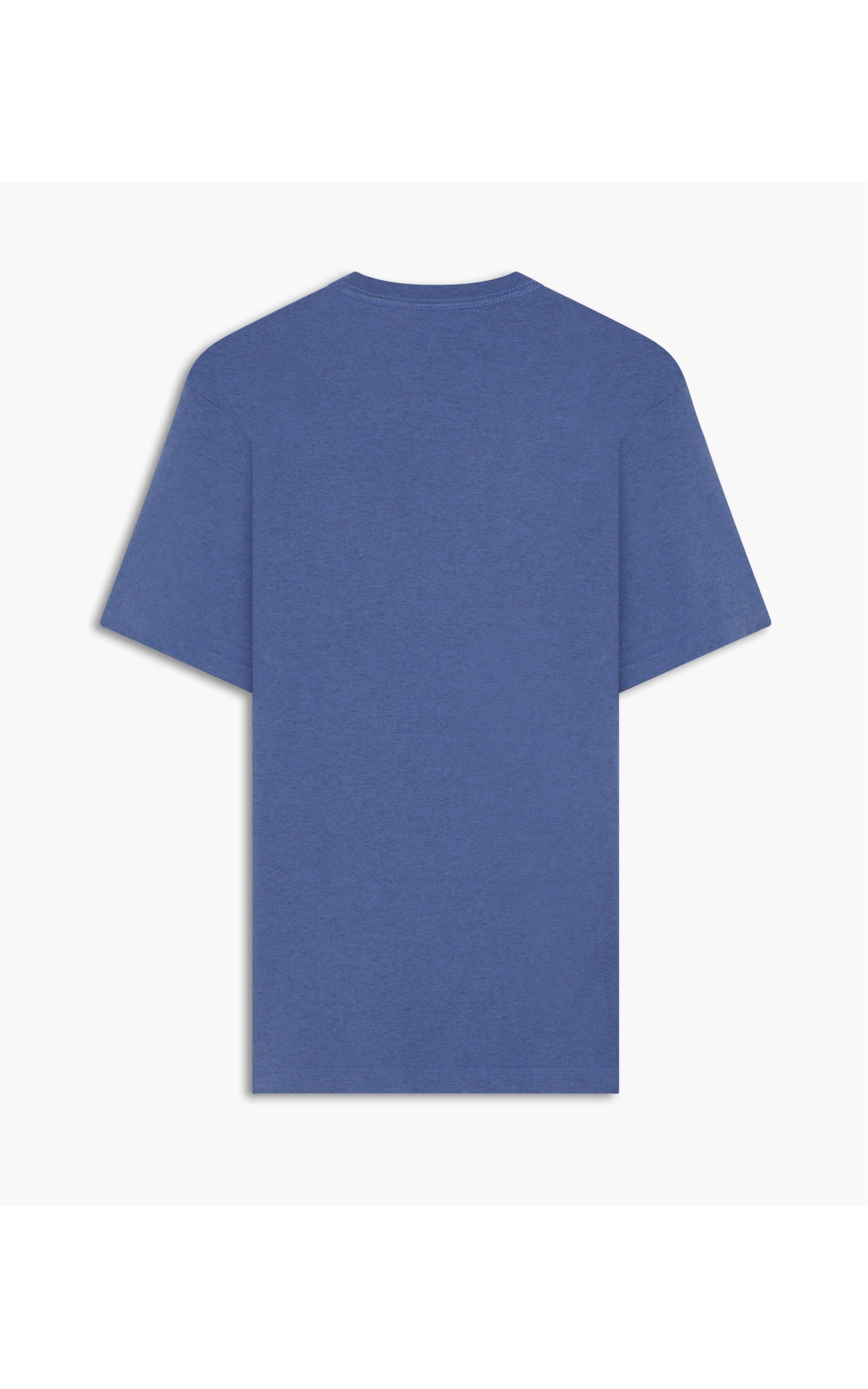  T-Shirt Overdye Siri Peito Azul Jeans Mescla