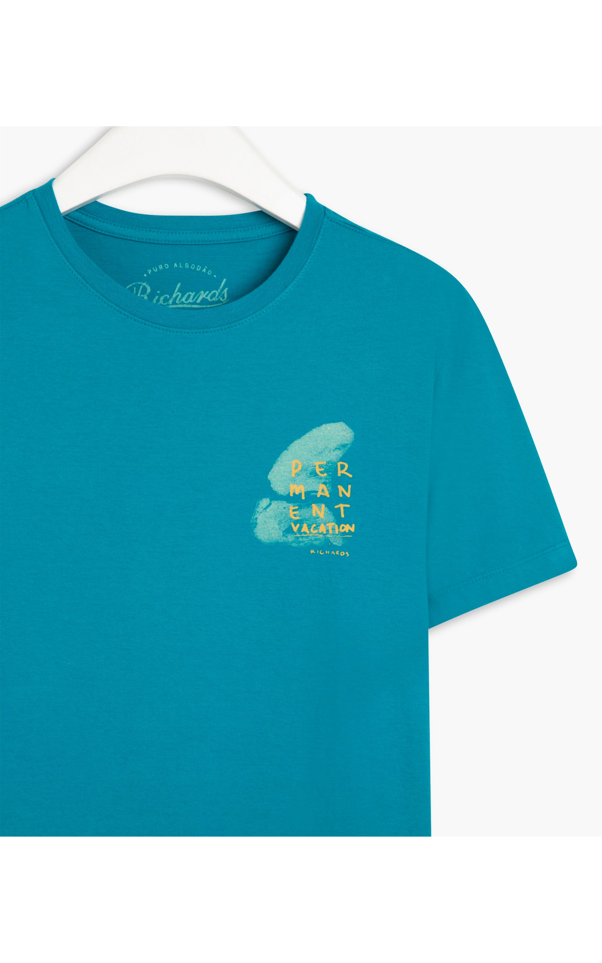 T-Shirt Permanent Vacation Mc Azul Turquesa