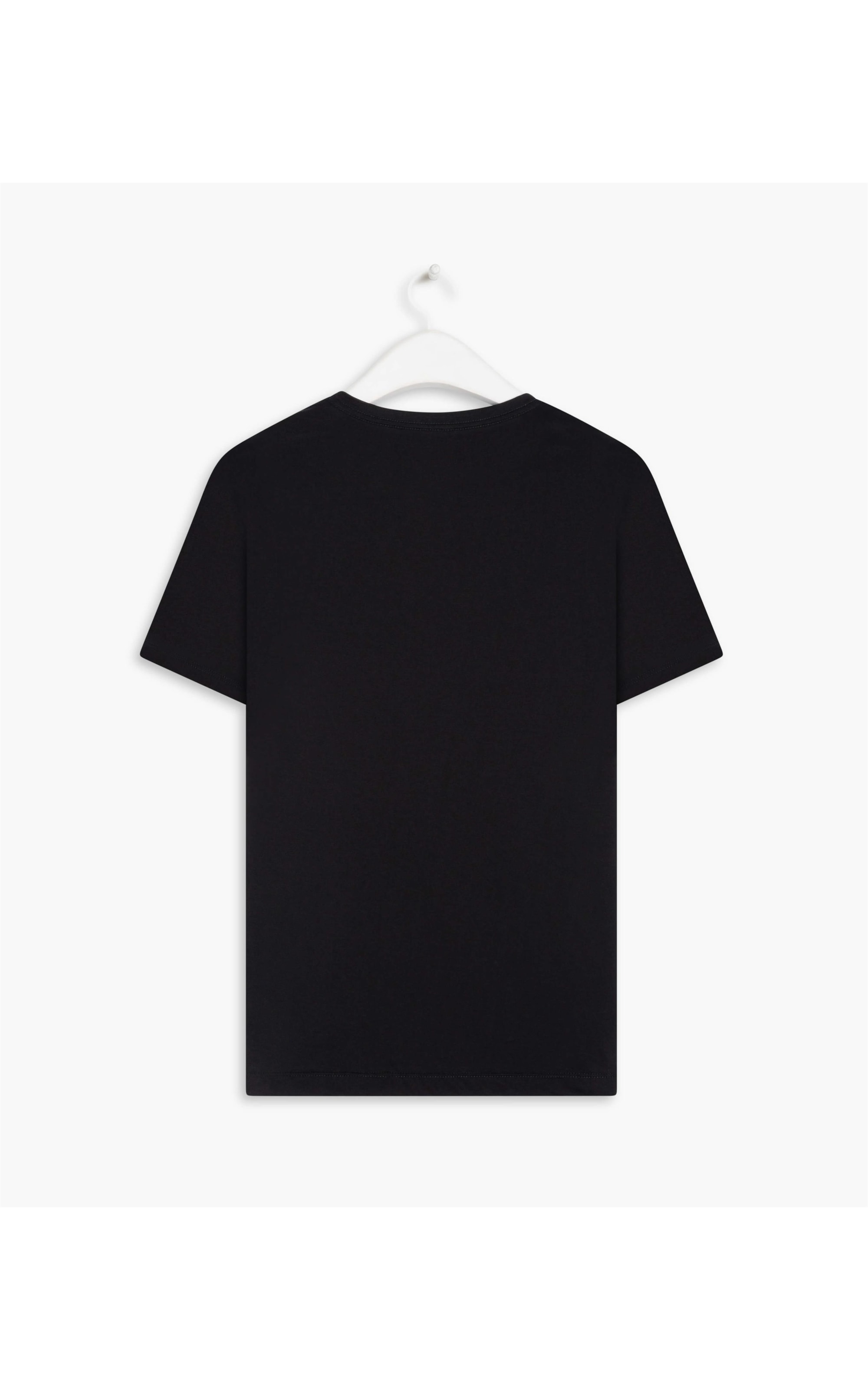 T-Shirt  Pima  Bamboo Peito Mc Preto