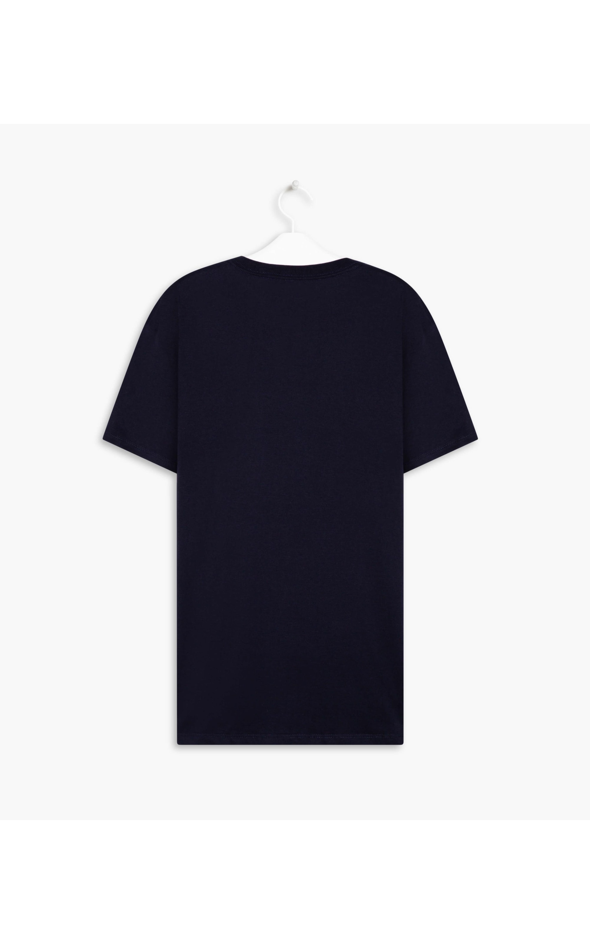 T-Shirt Pima Basic Manuscrito Dark Navy