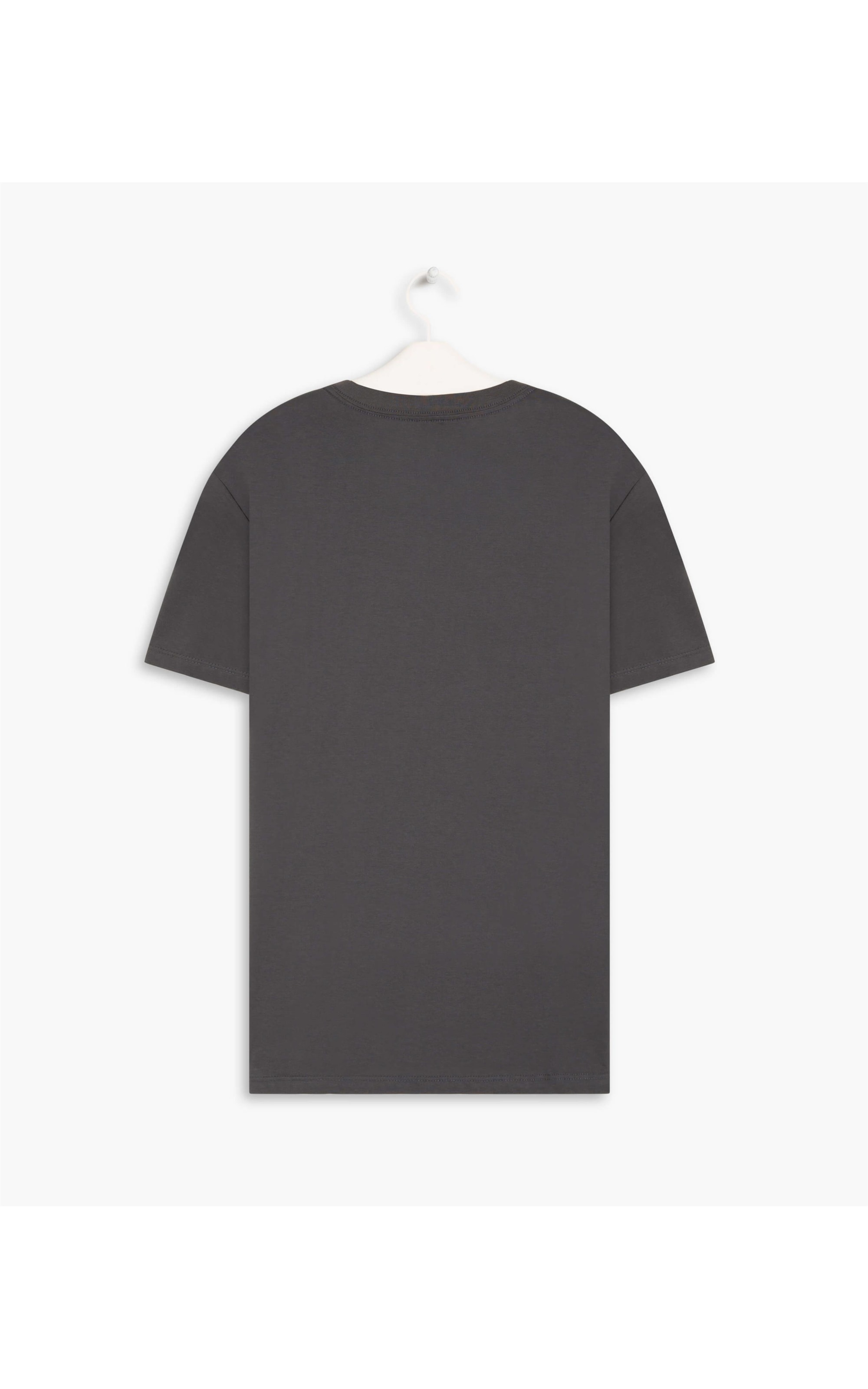 T-Shirt Pima Basic Manuscrito Grafite