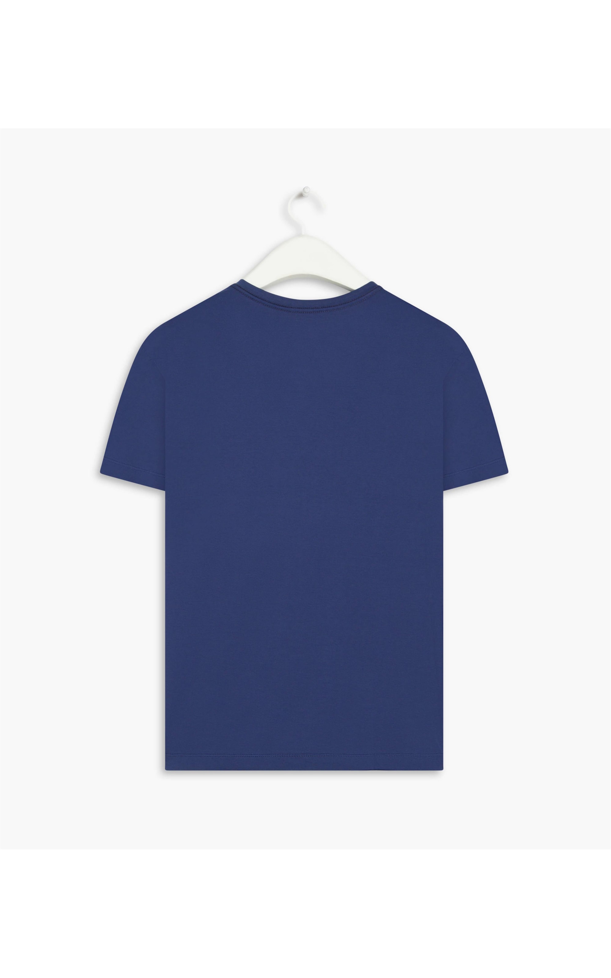 T-Shirt Pima Basic Manuscrito Purple Blue